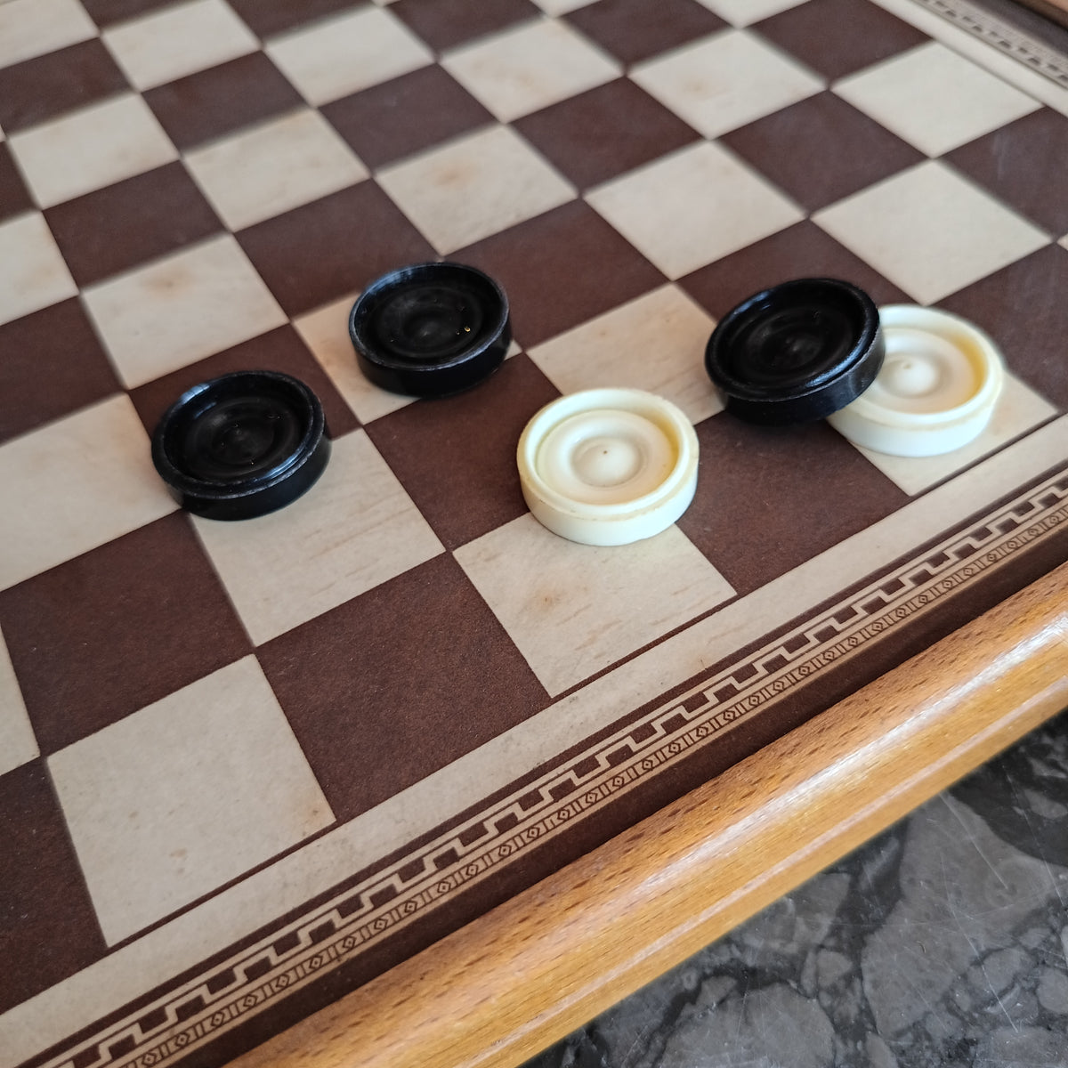 Scacchiera Dama Legno