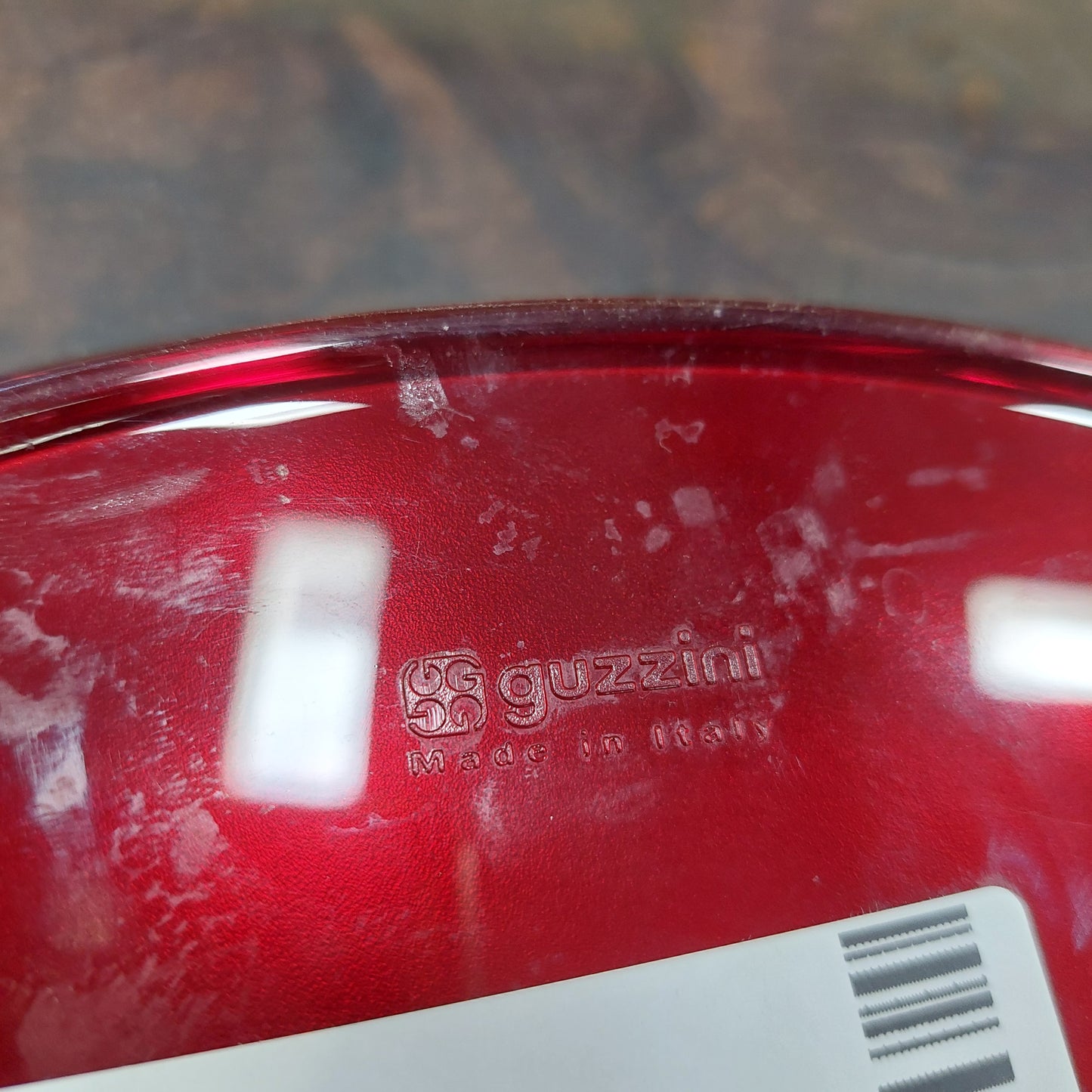 Vassoio* Ovale Rosso Feeling Guzzini Cm39x33