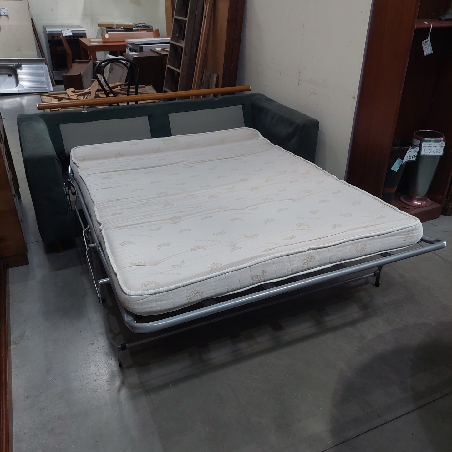 Divanoletto* Matrimoniale Verde Cm195x95x80h