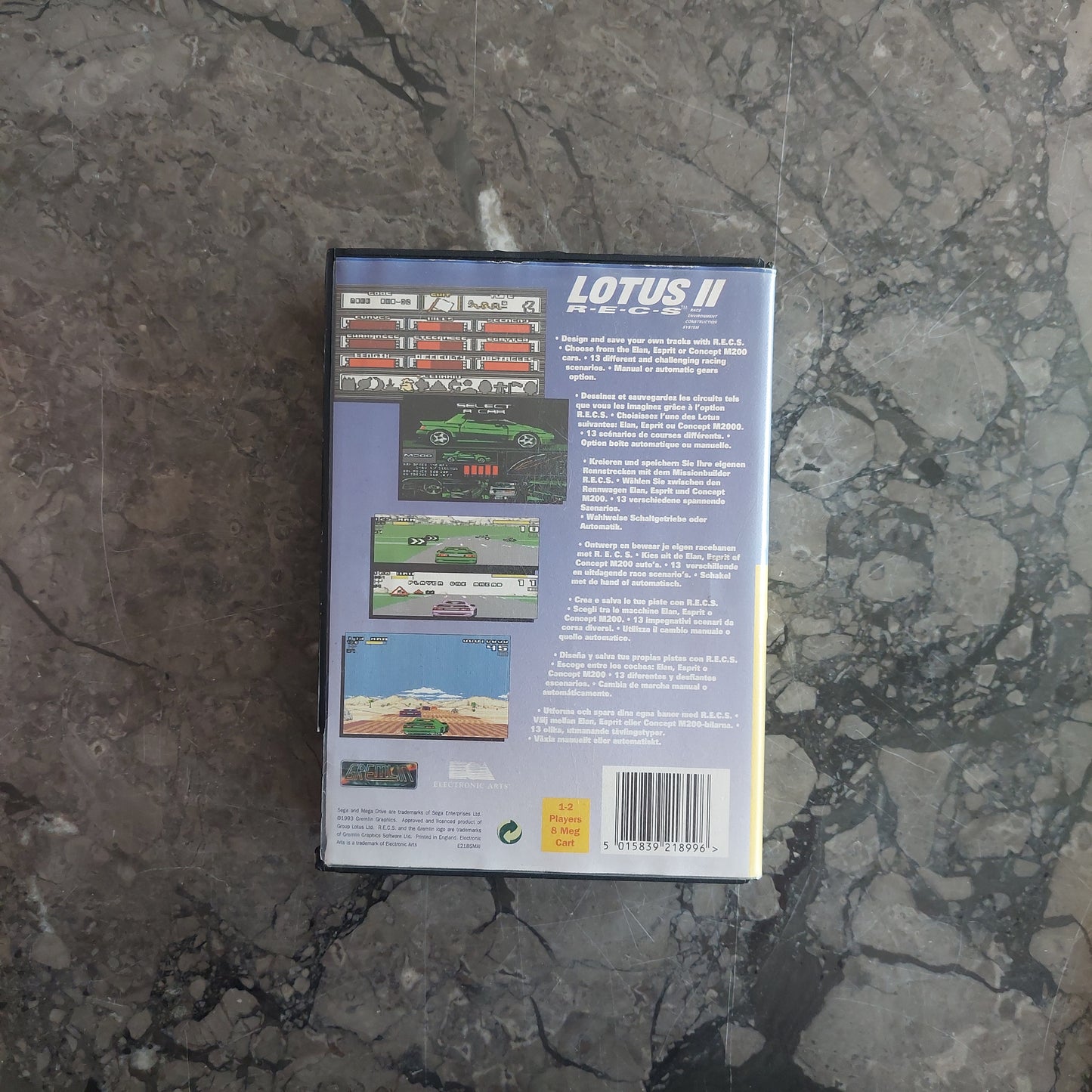 Lotus Ii R.e.c.s. Sega Mega Drive
