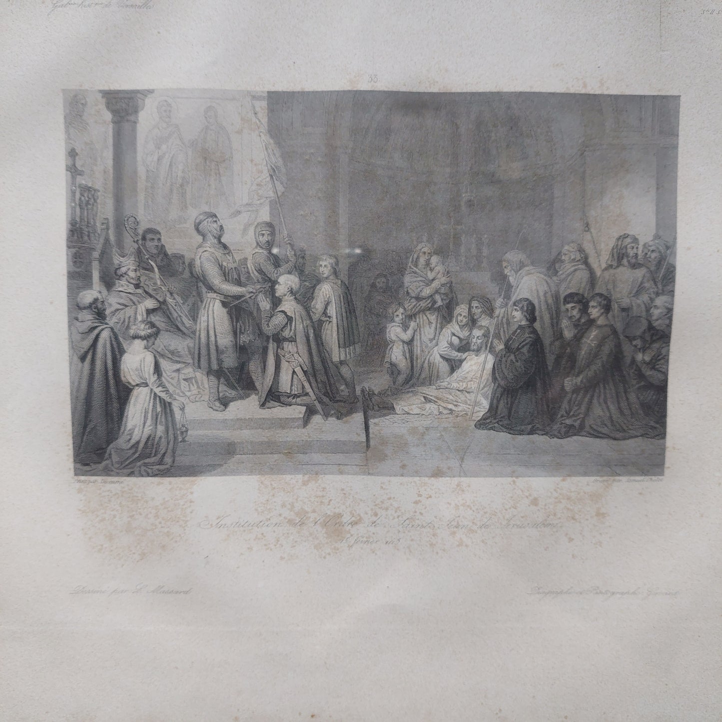 Quadro Stampa Francese Antica