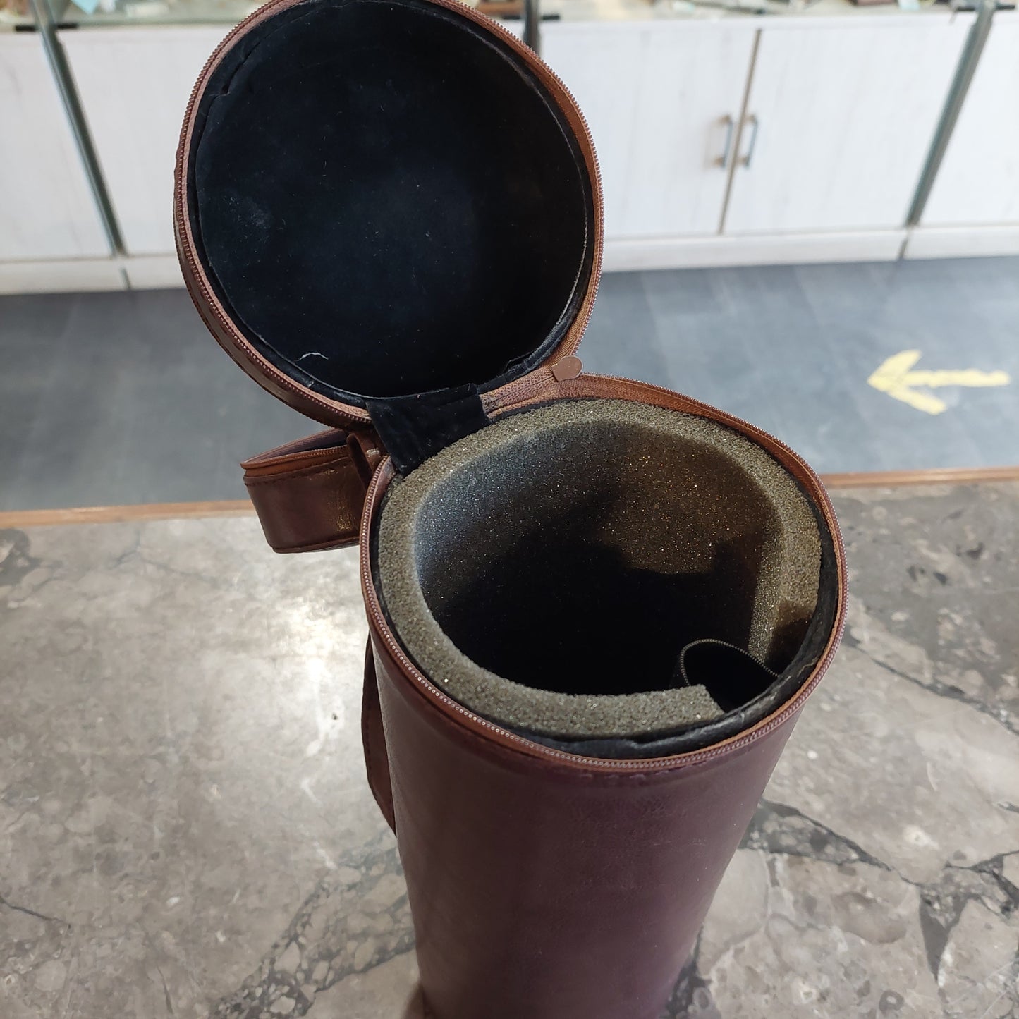Borsa Porta Bottiglia Di Vino In Cuoio*