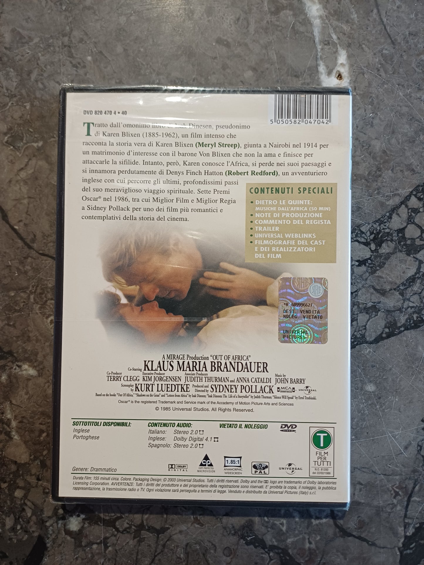 Dvd/la Mia Africa