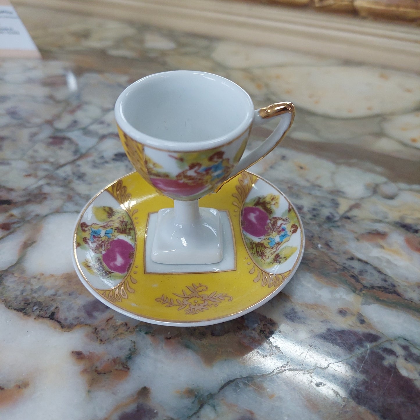 Set/3 Mini Tazzine Caffè Da Collezione