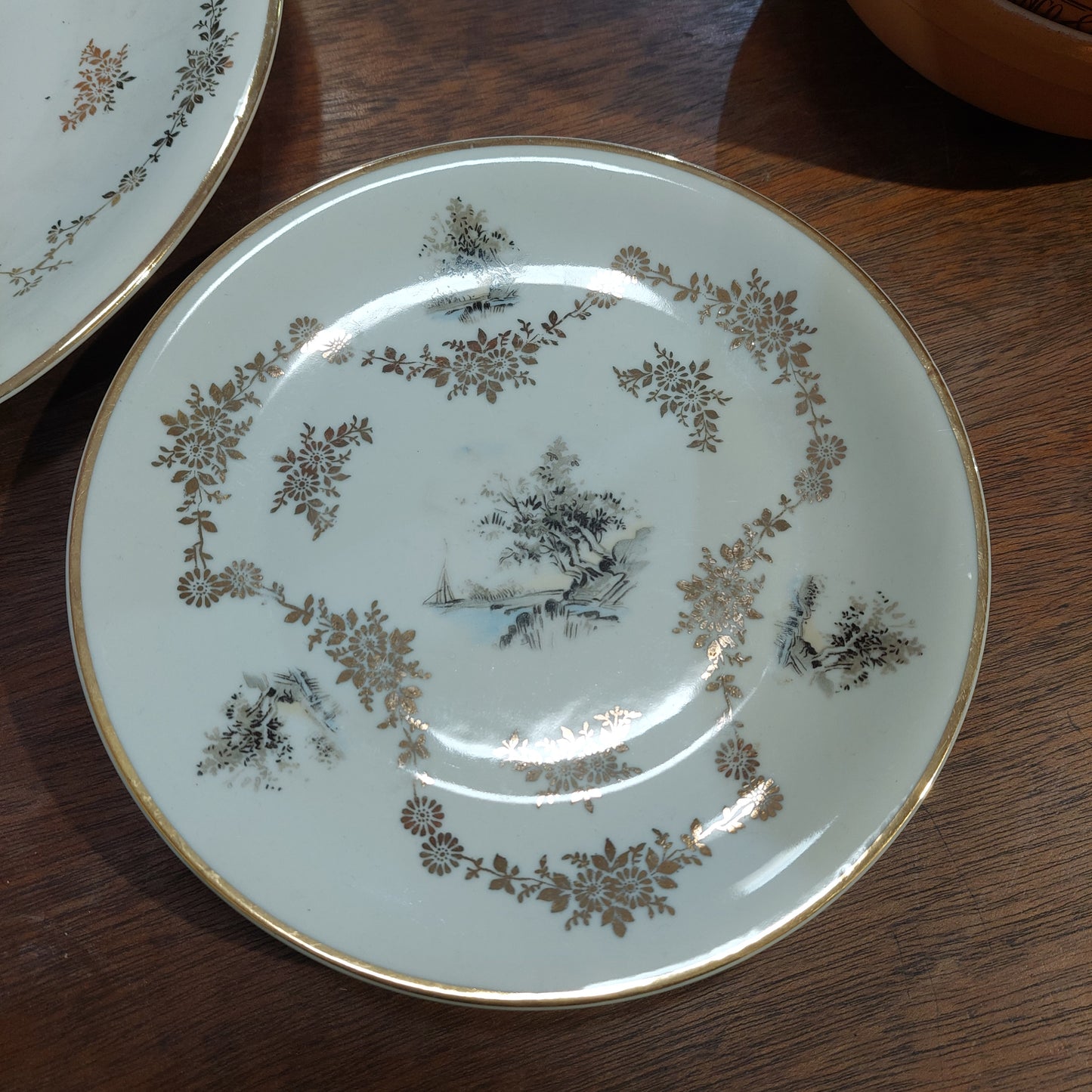 Piattino Da Collezione Porc Bavaria Dec Oro D20