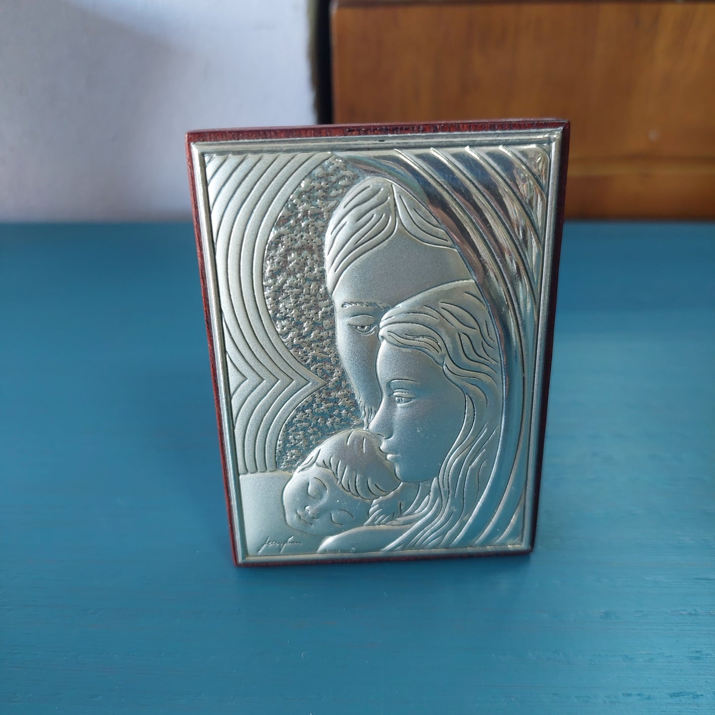 Bomboniera Immaginetta Legno/argento