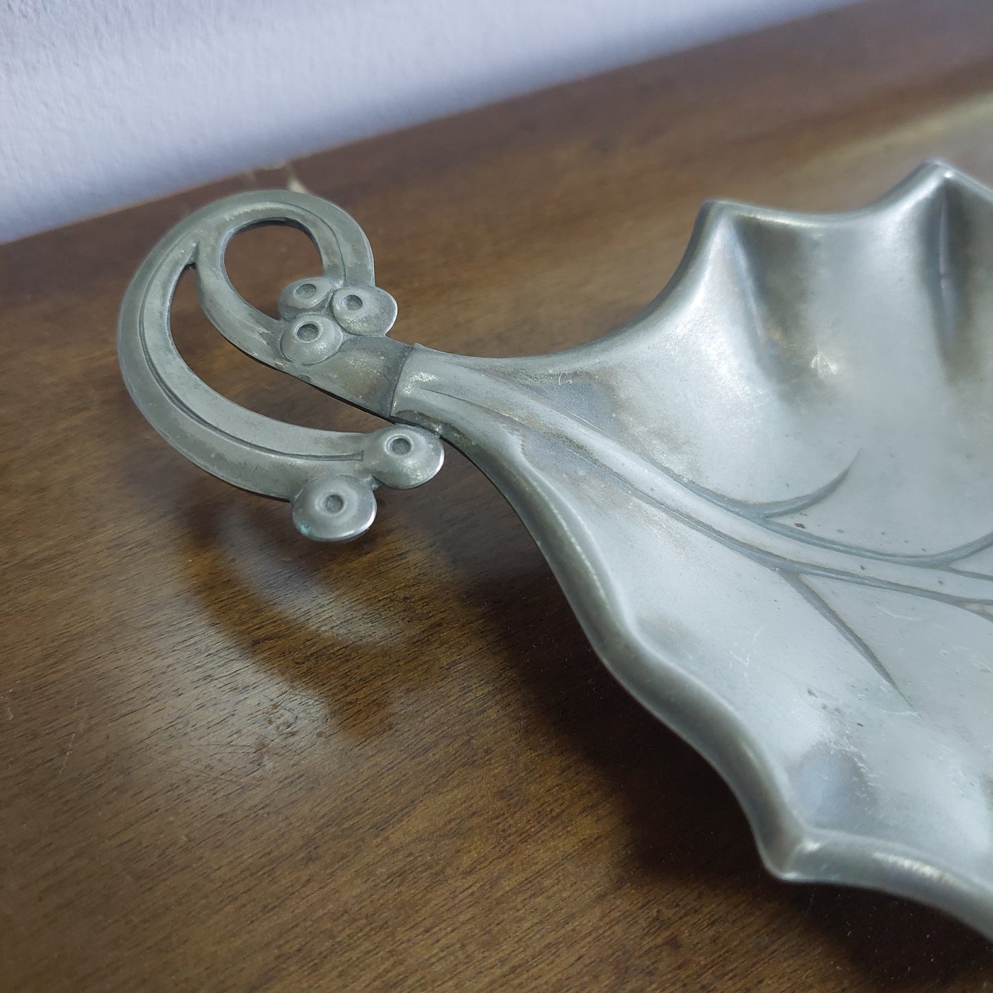 Svuotatasche Foglia Silver Plated Hugo Anni 50