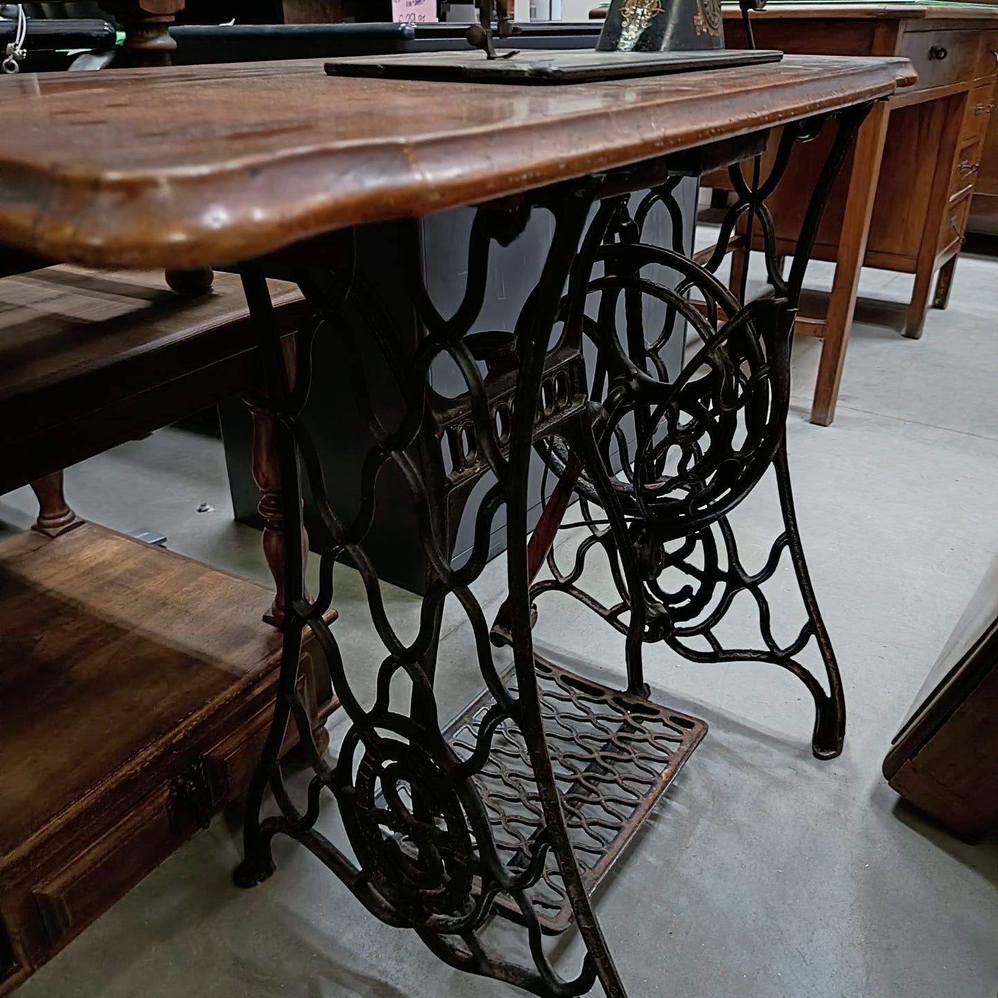 Macchina Da Cucire Antica Singer Cm84x46x74h