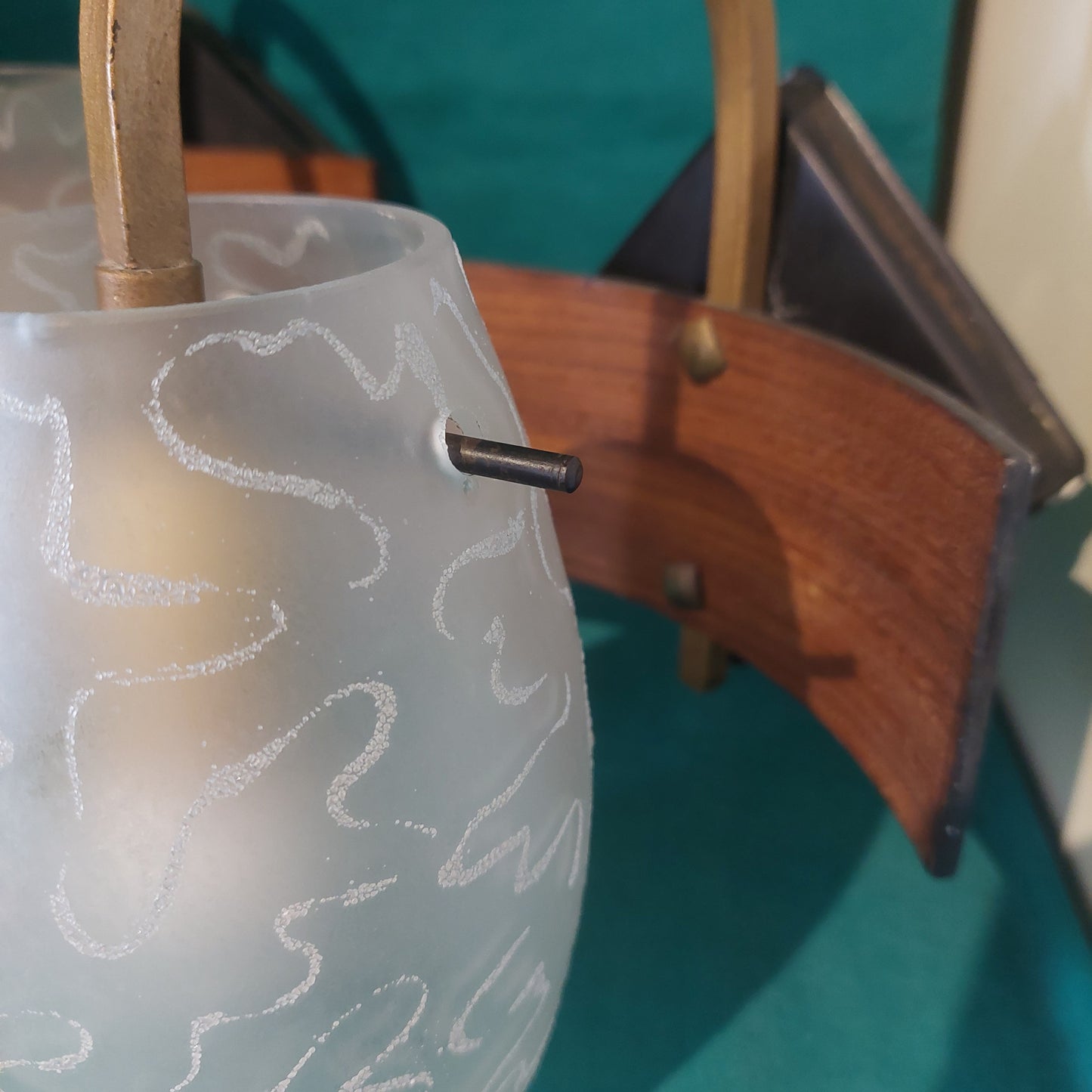 Coppia Applique Vintage Anni '60 1/luce
