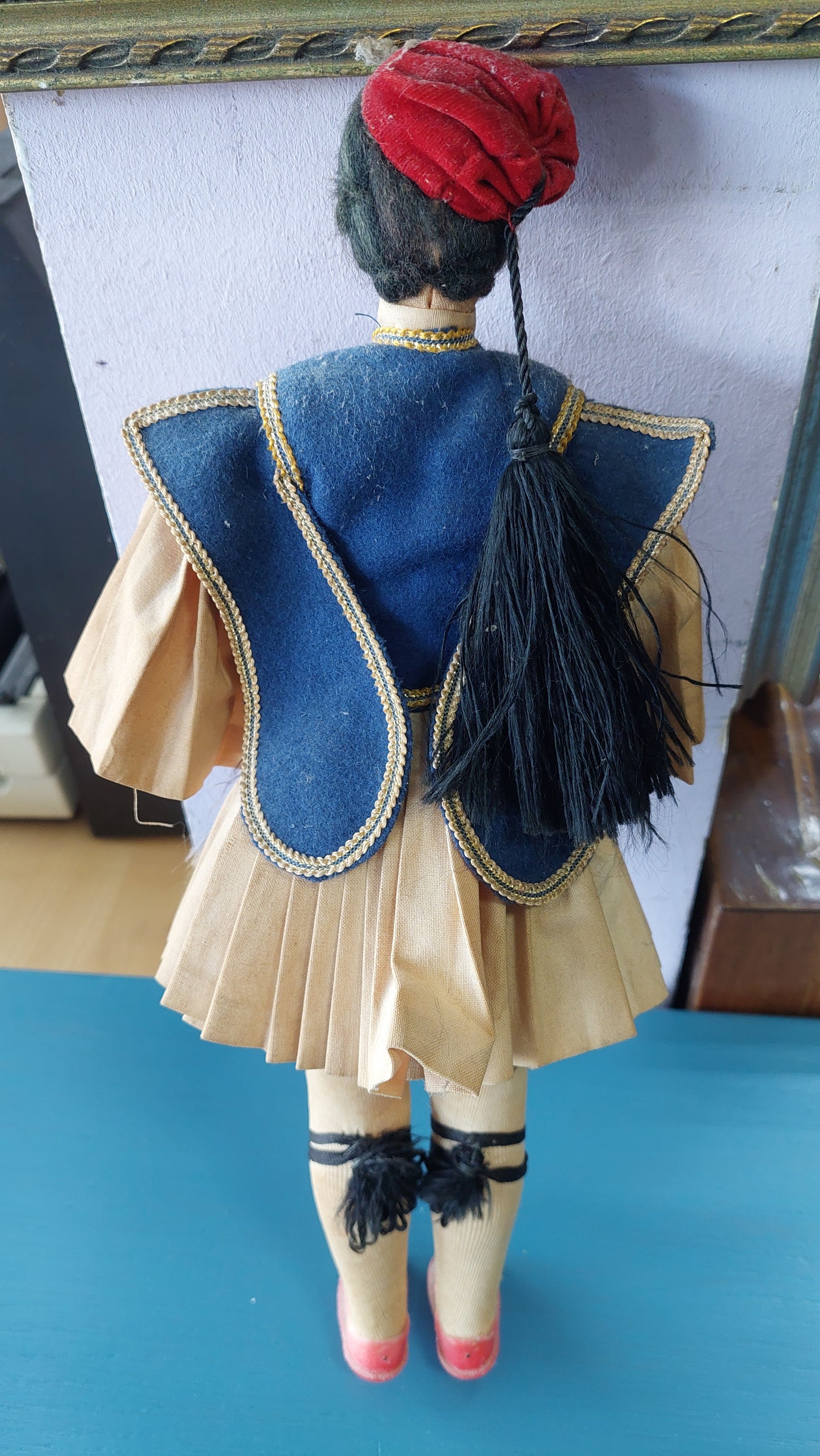 Bambola Tradizionale Greca Vintage H36