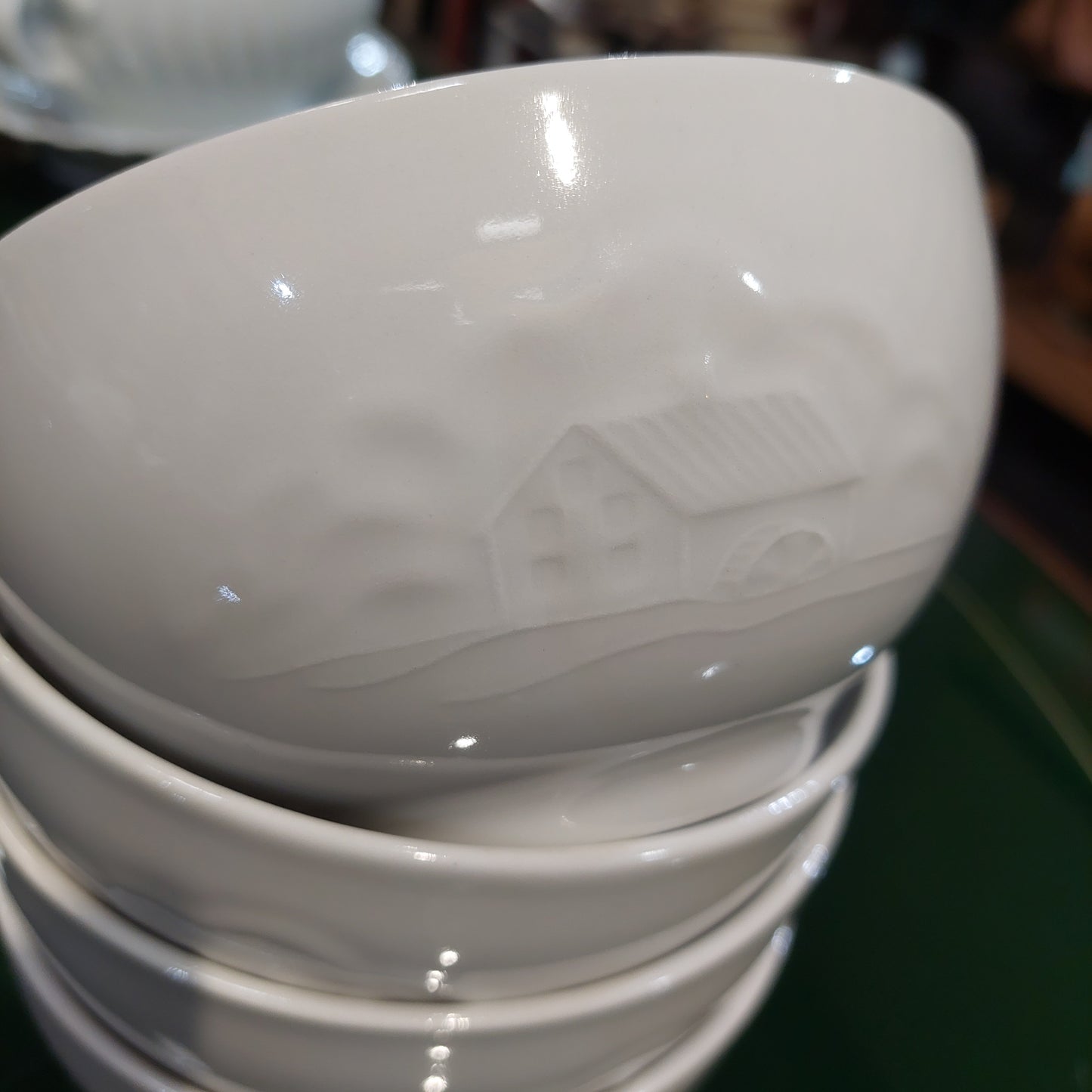 Set/4 Tazze Latte Porc Bianca Mulino Bianco