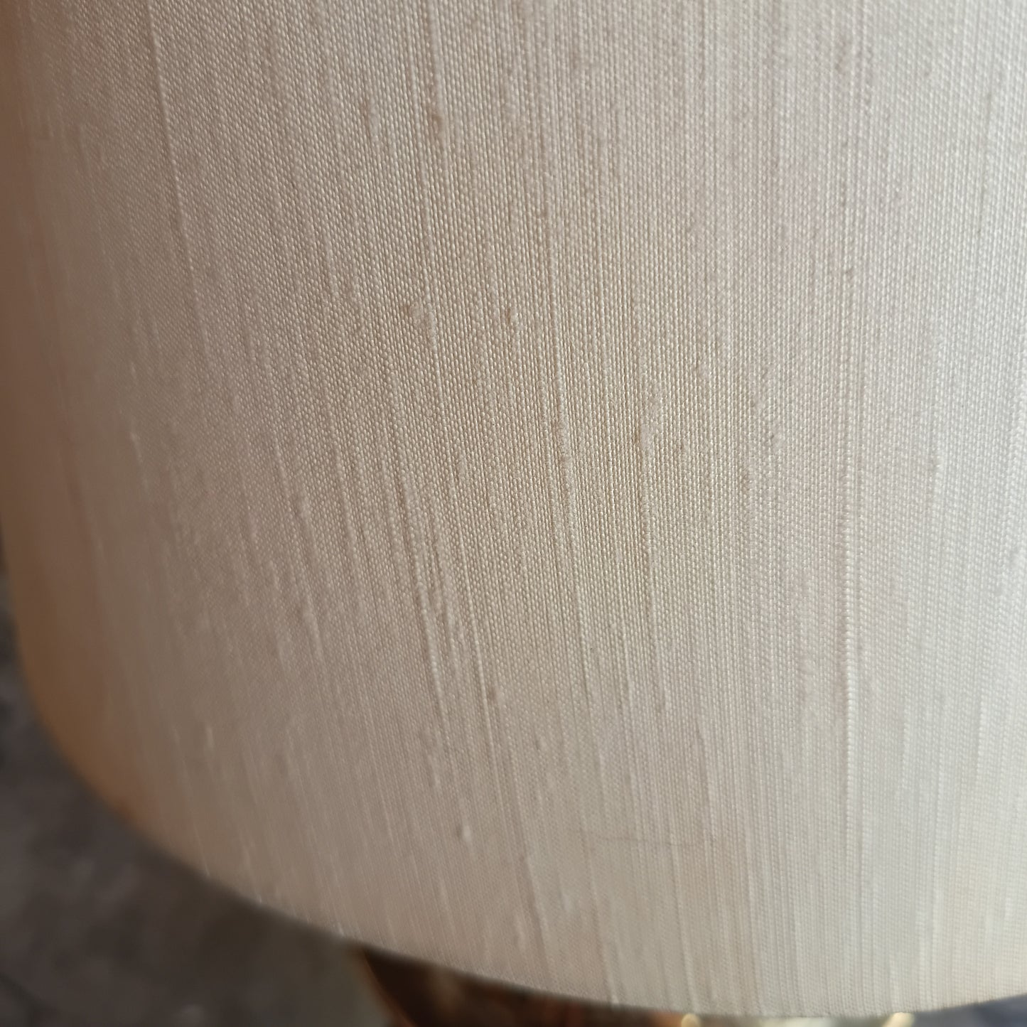 Lampada Ottone Vintage Paralume Beige *