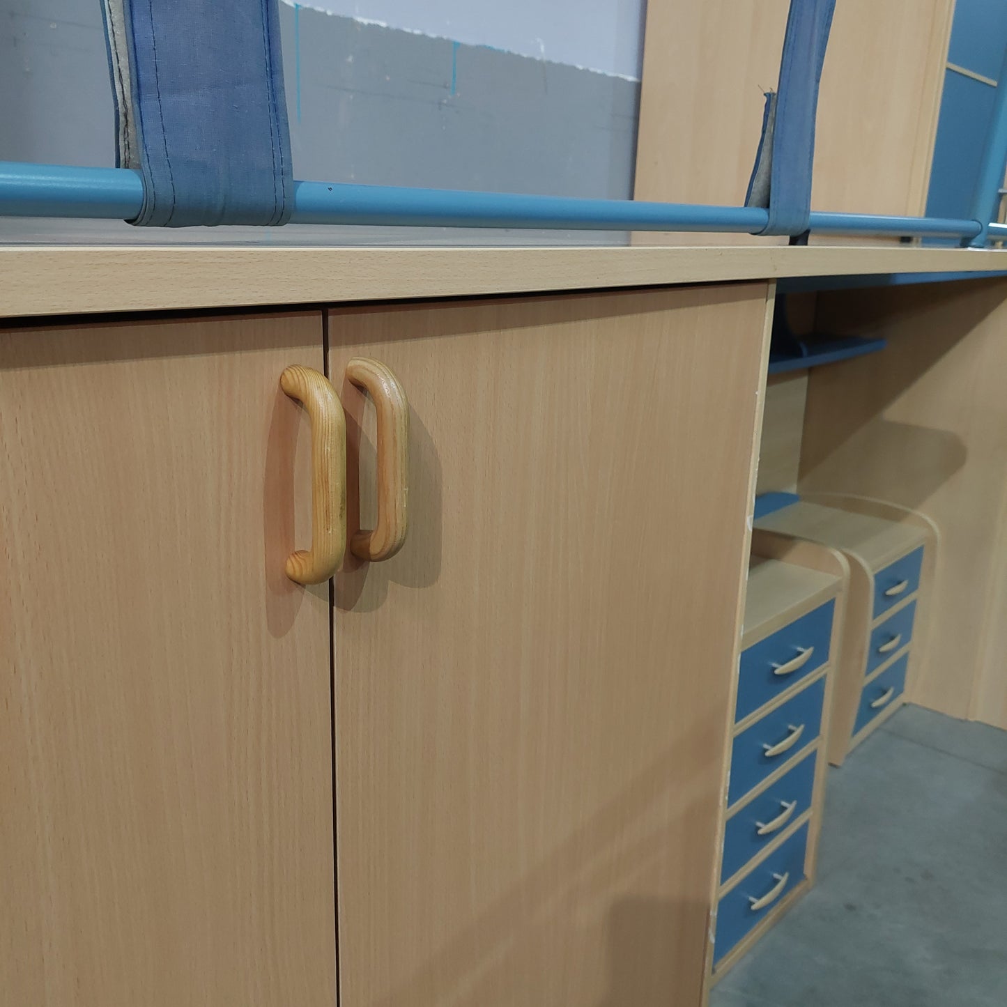 Cameretta A Ponte Blu "moretti" Cm302x90x260h