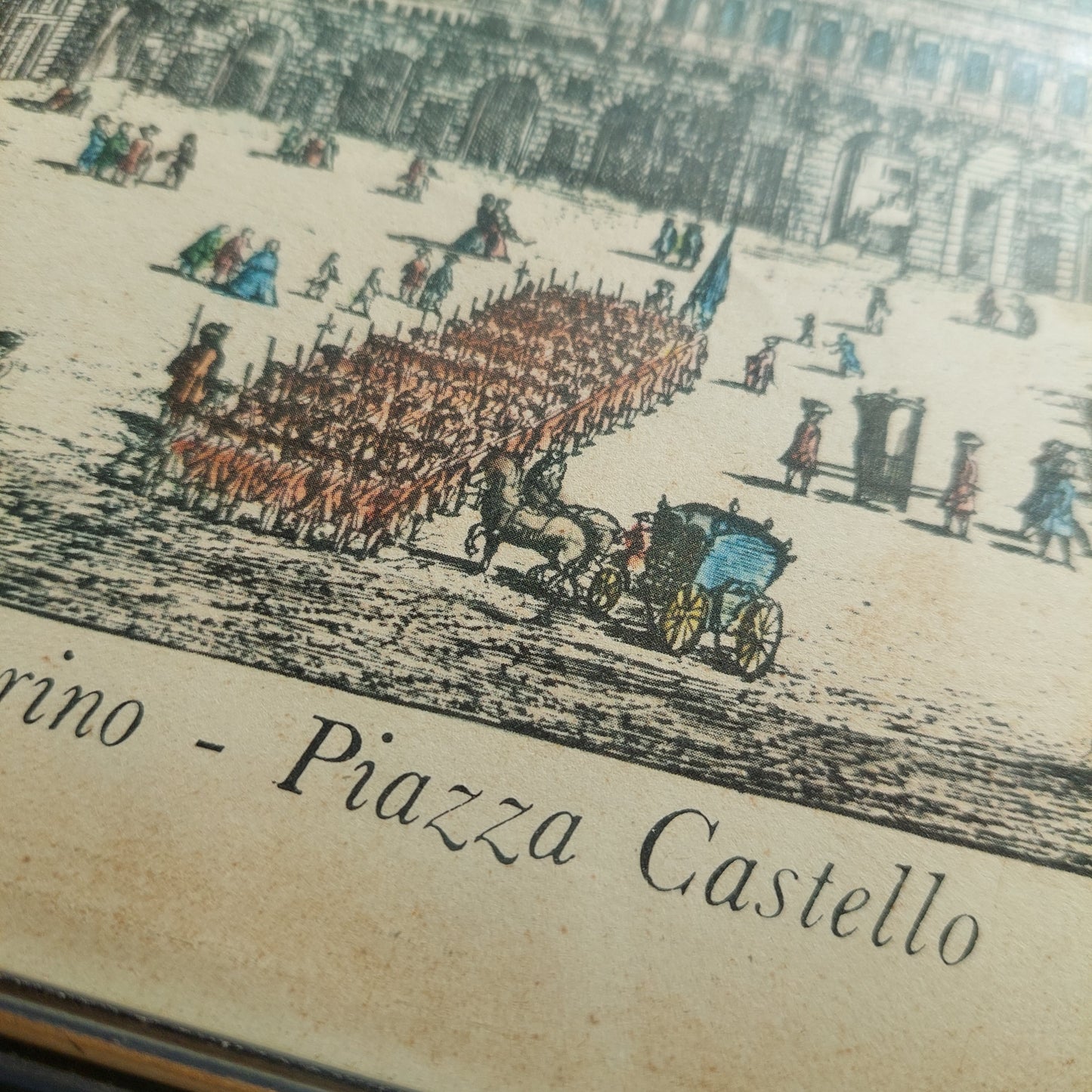 Quadro Stampa Di Torino Antica Cm37x27