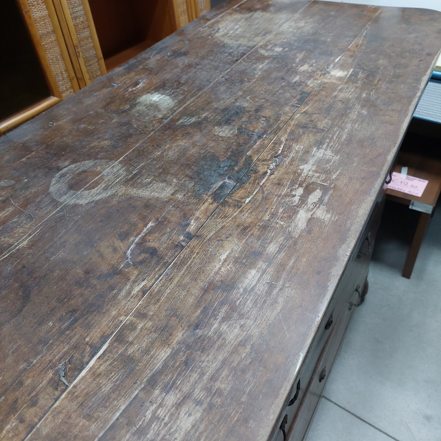 Cassettone * Legno Antico '800 4/c Cm127x60x108h
