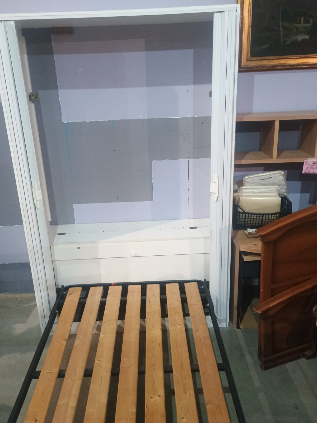 Armadio * Letto A Scomparsa 2/a A Soffietto Cm153,5x60x237h