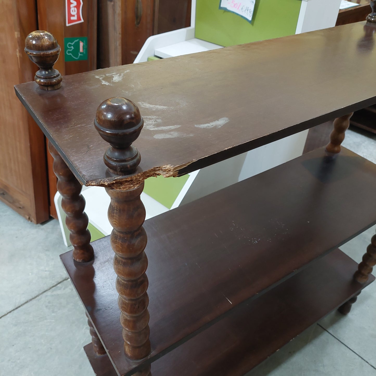 Etagere* Legno 3/ripiani Anni '60