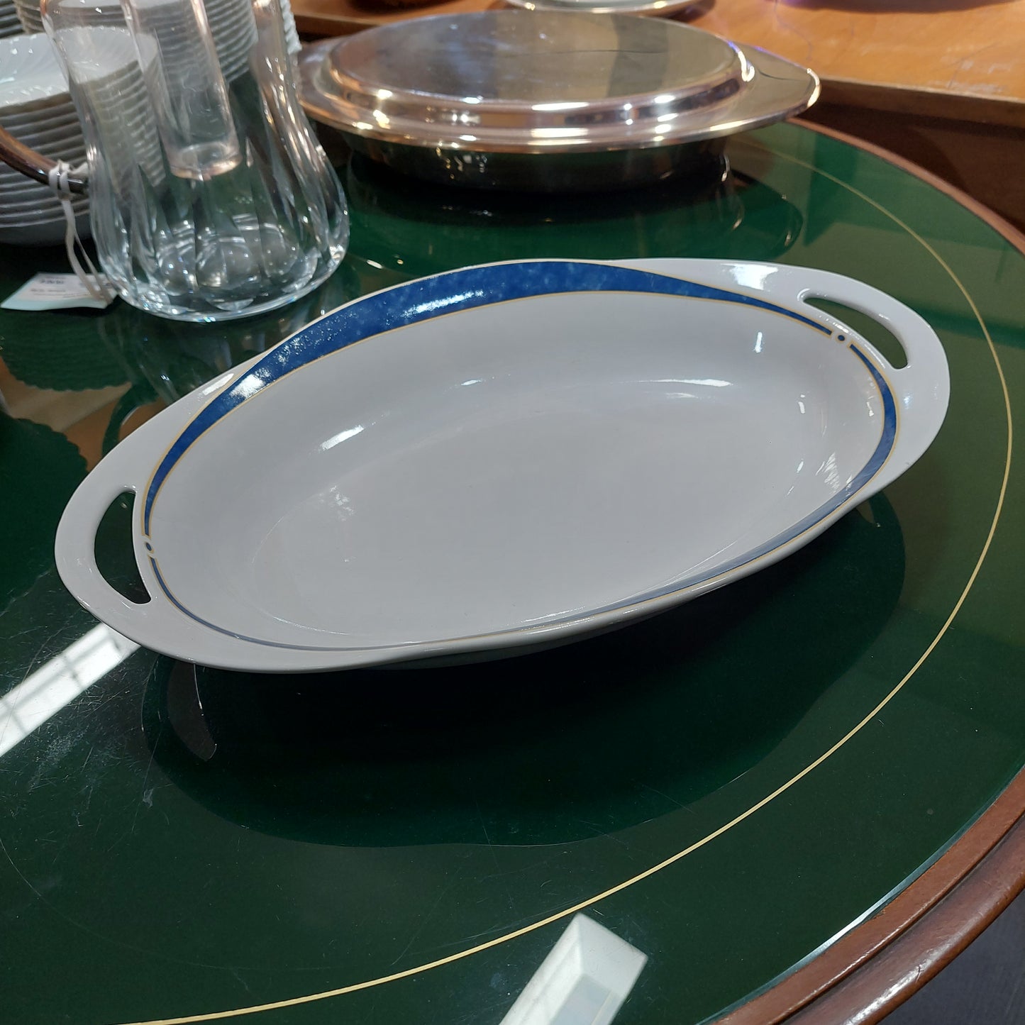 Vassoio Ovale Porcellana Barilla Vintage