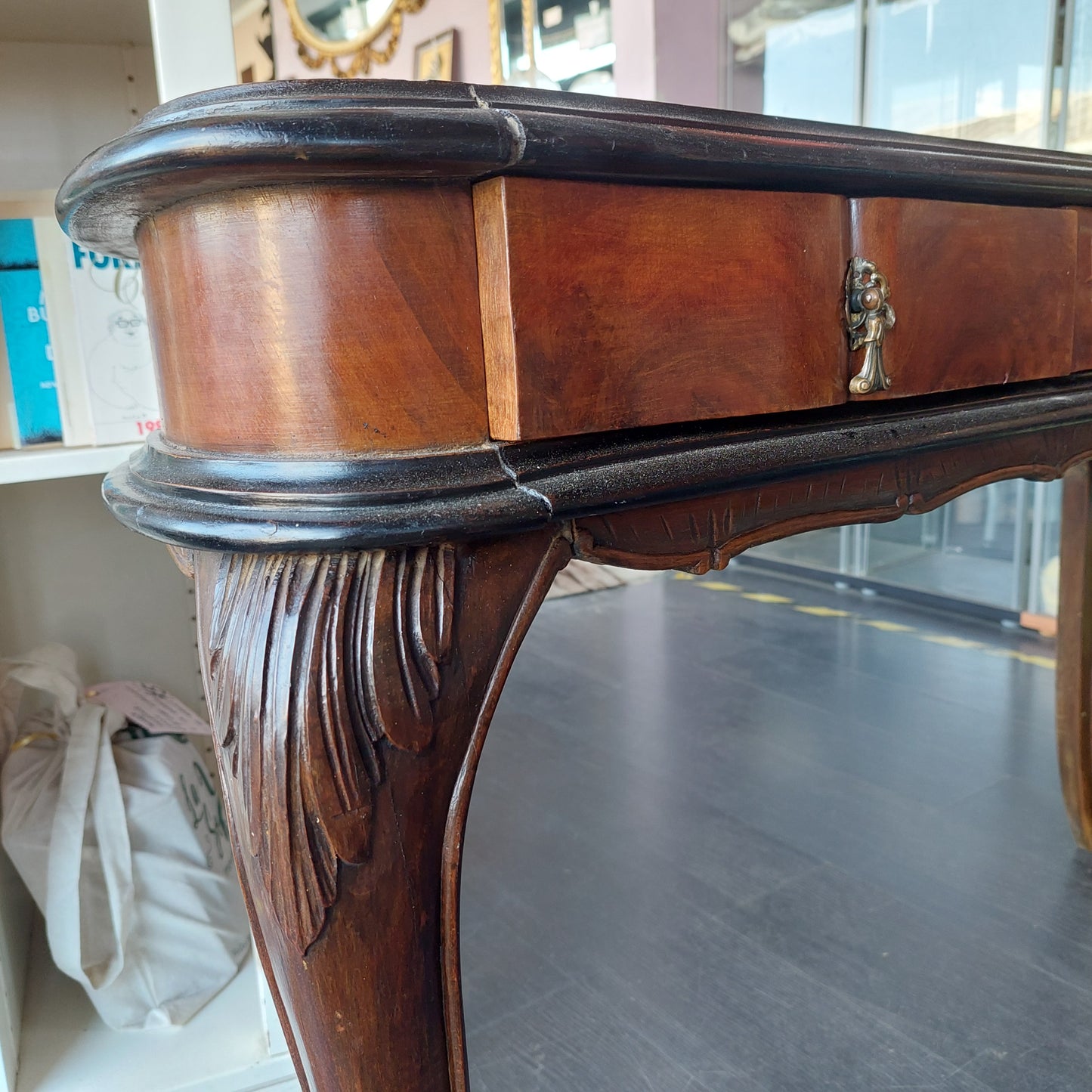 Consolle Legno 3 Cassetti St. Chippendale Cm122x38x73h
