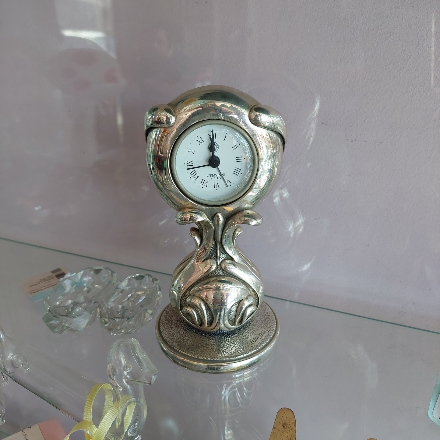 Orologio* Da Tavola Argento Ottaviani 1945