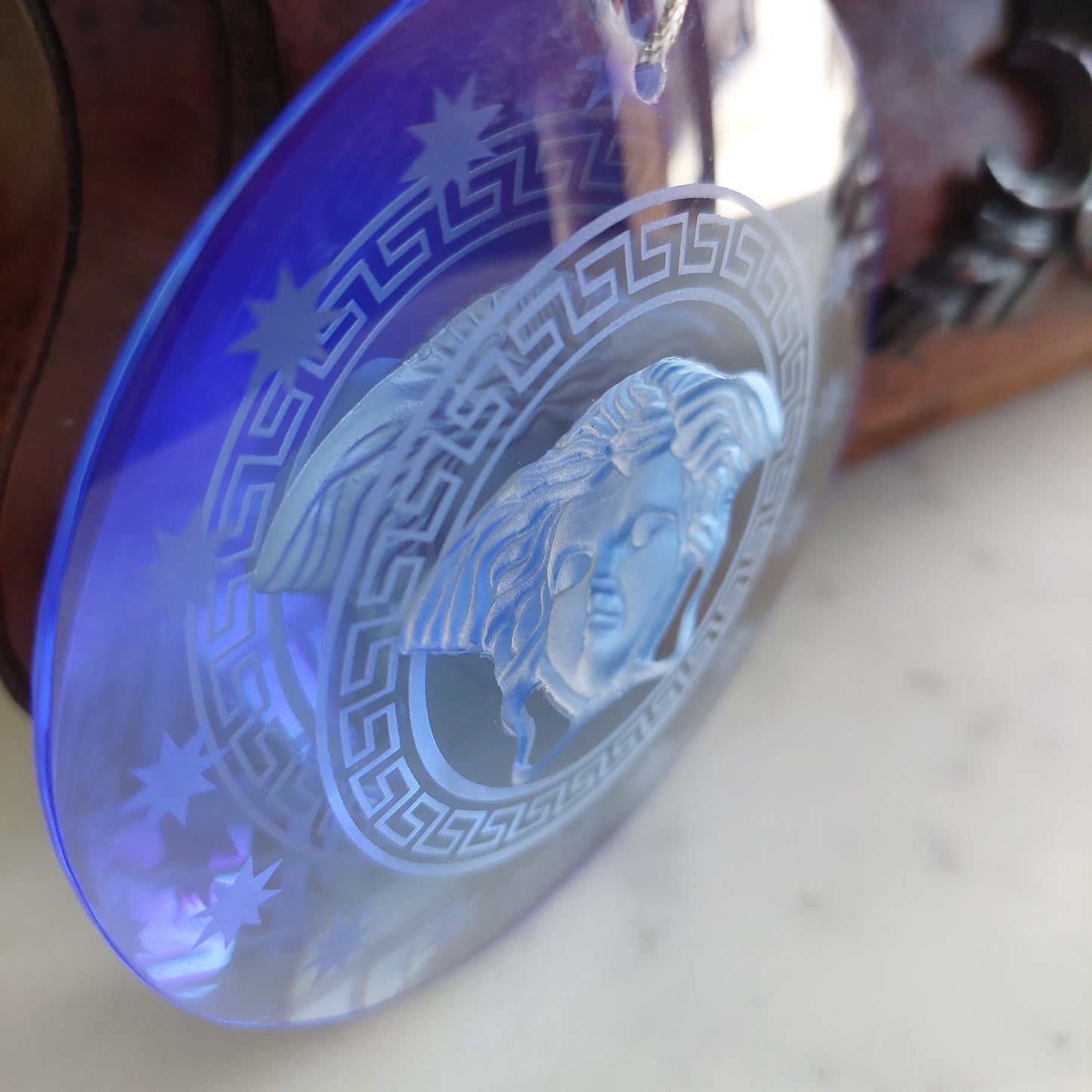 Decoro Cristallo Rosenthal "medusa" By Versace D9,5