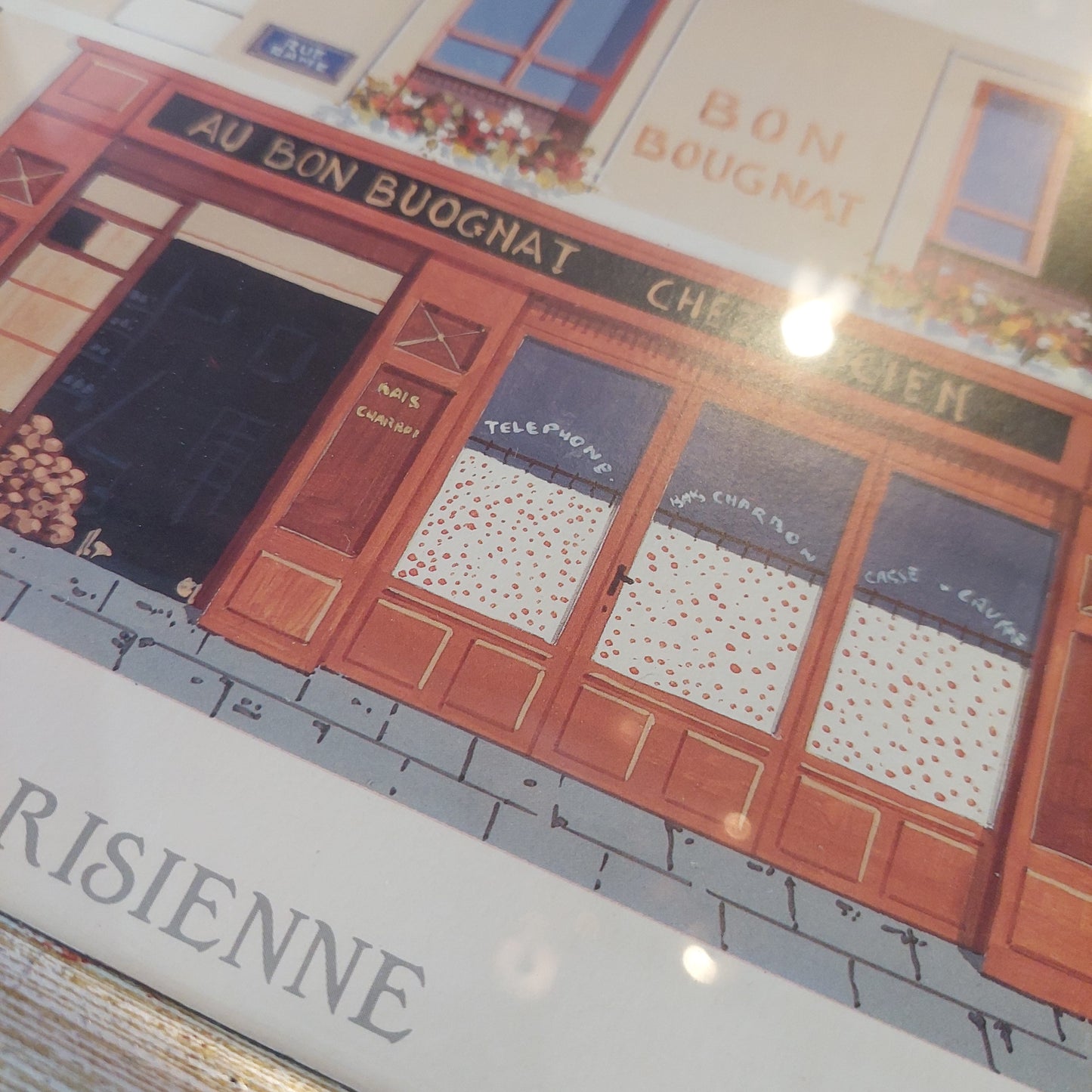 Quadro Stampa Botteghe Parisienne Cm53x23