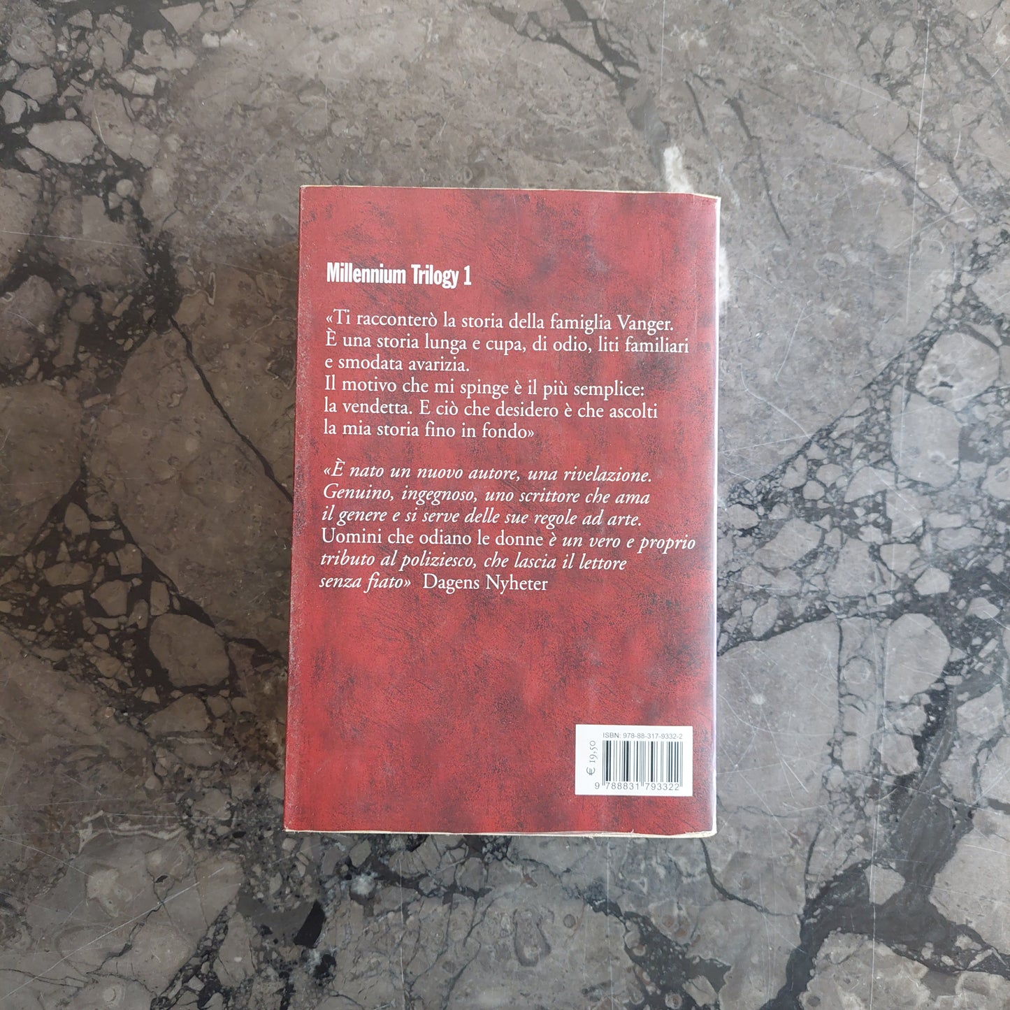 L/uomini Che Odiano Le Donne - Stieg Larsson, Carmen Giorgetti Cima