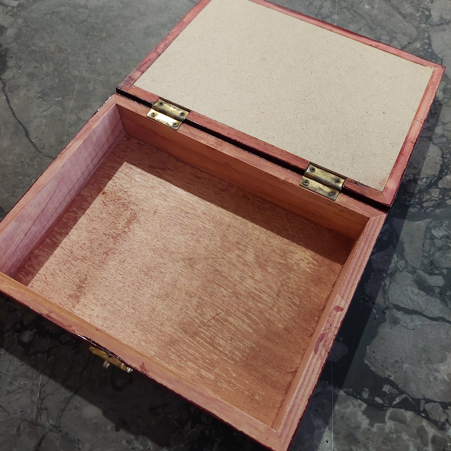 Scatola Portagioie Legno Nodi Stile Marinaro