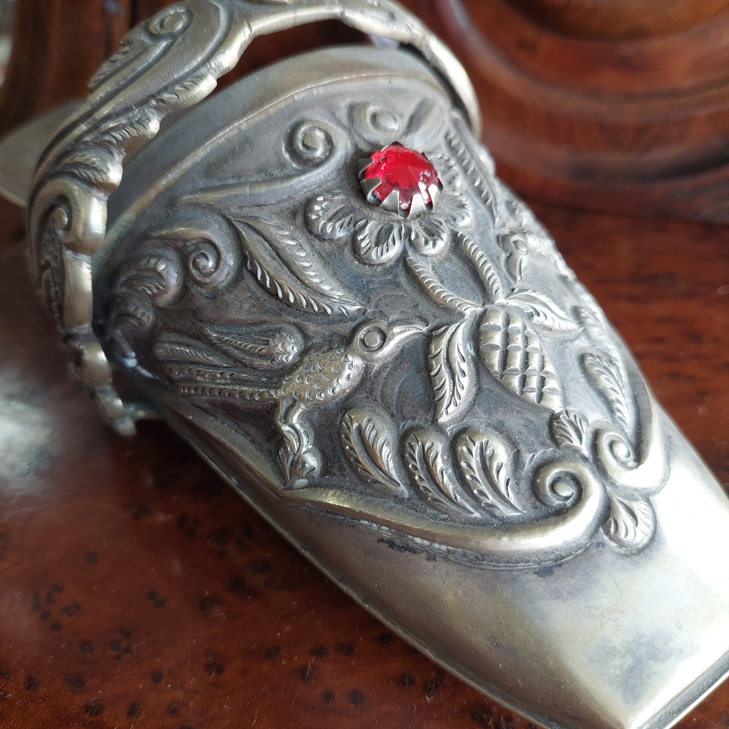Antica Staffa Peruviana Silver Sbalzato Cm23