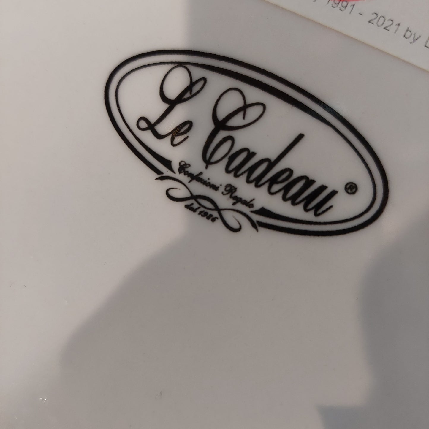 Piatto Babbo Natale Porcellana Le Cadeau D26