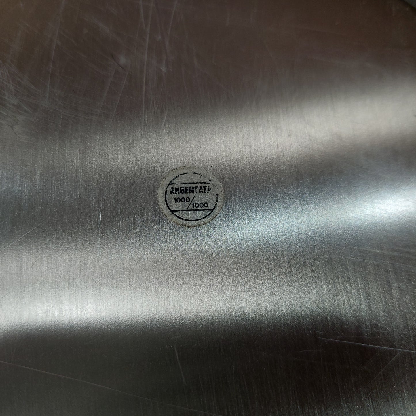 Vassoio Tondo Silverplated* D26