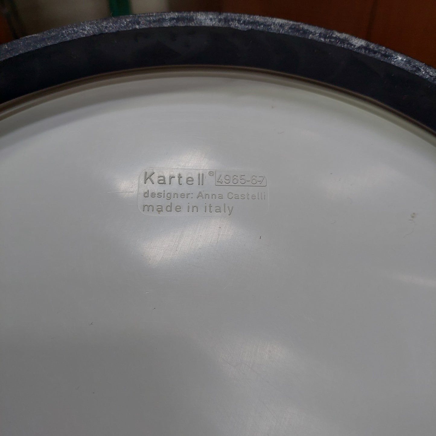 Comodino Kartell Design Anna Castelli Anni '60 D32x40h
