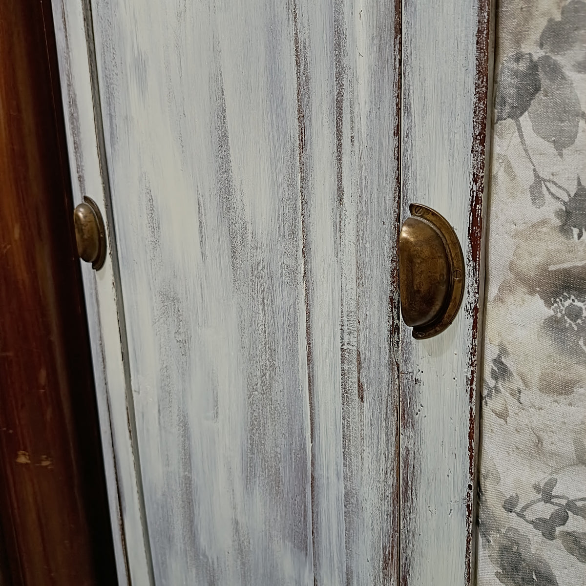 Armadio * Legno Liberty Restyling Shabby Cm180x53x217h