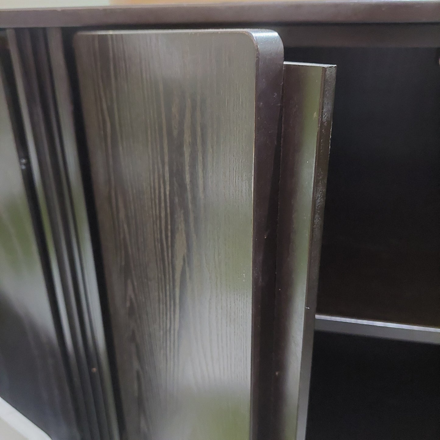 Sparecchiatavola Nero 4/ante Anni '70 Cm180x42x74h