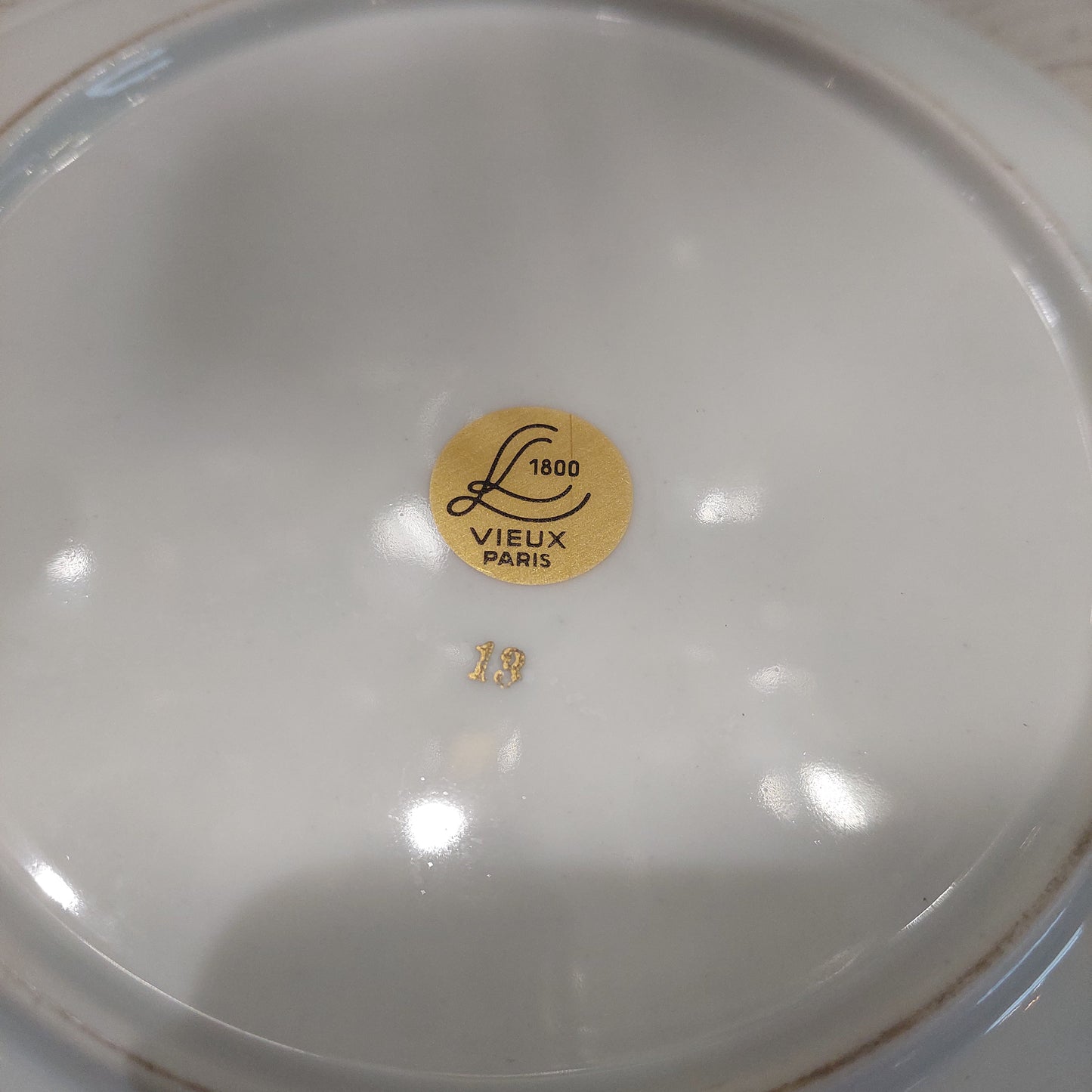Tazza The Da Collezione Porcellana Vieux Paris