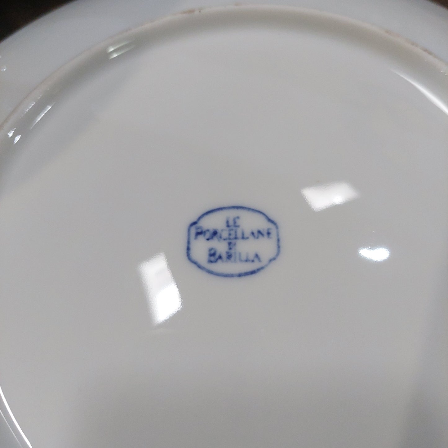 Set/34 Piatti Porcellana Bianca Barilla (18f+16p)