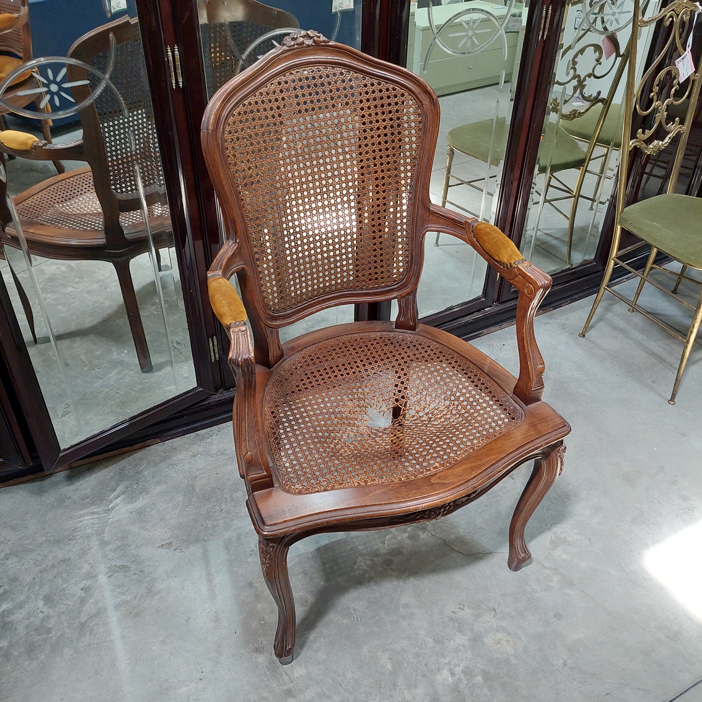 Poltroncina Legno/paglia Di Vienna*