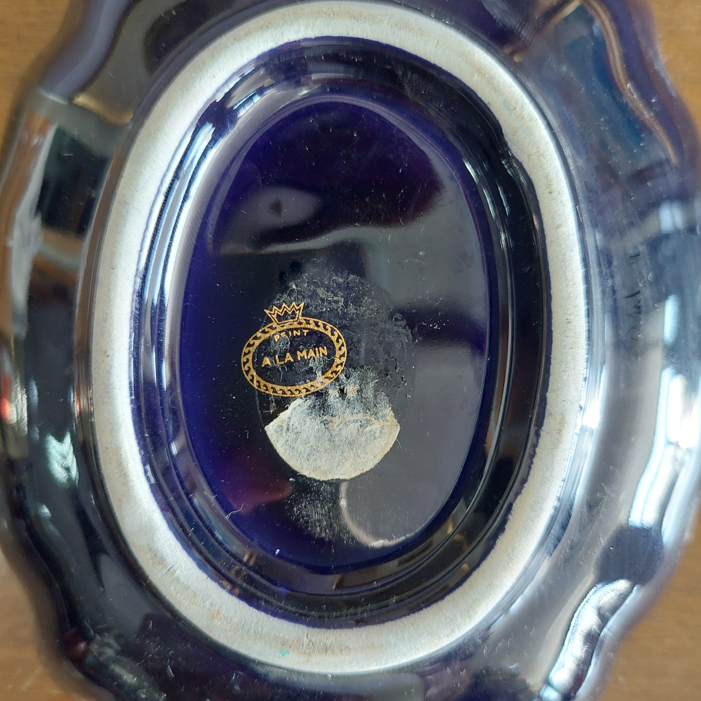 Vassoietto Porcellana* Blu Cobalto / Oro