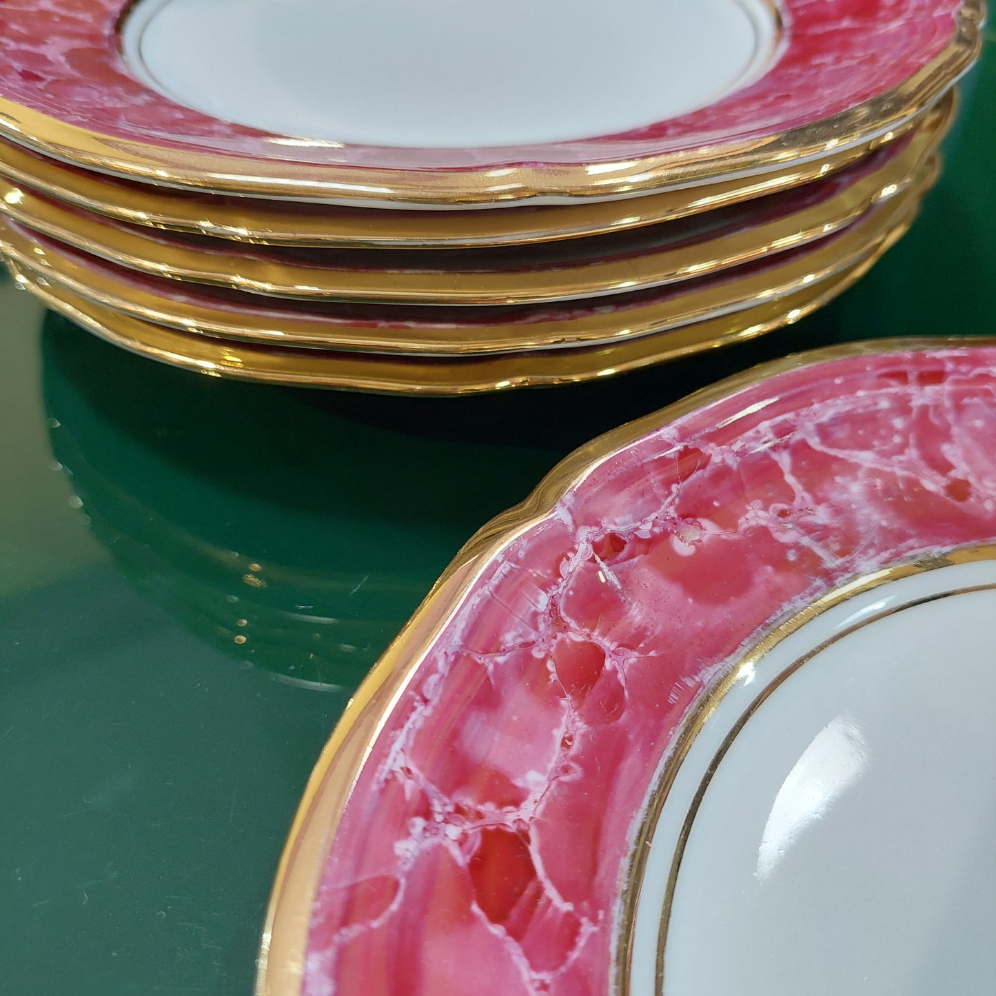 Set/6 Piattini Dolce Porcellana Marie Luise Seltmann Weiden Bavaria