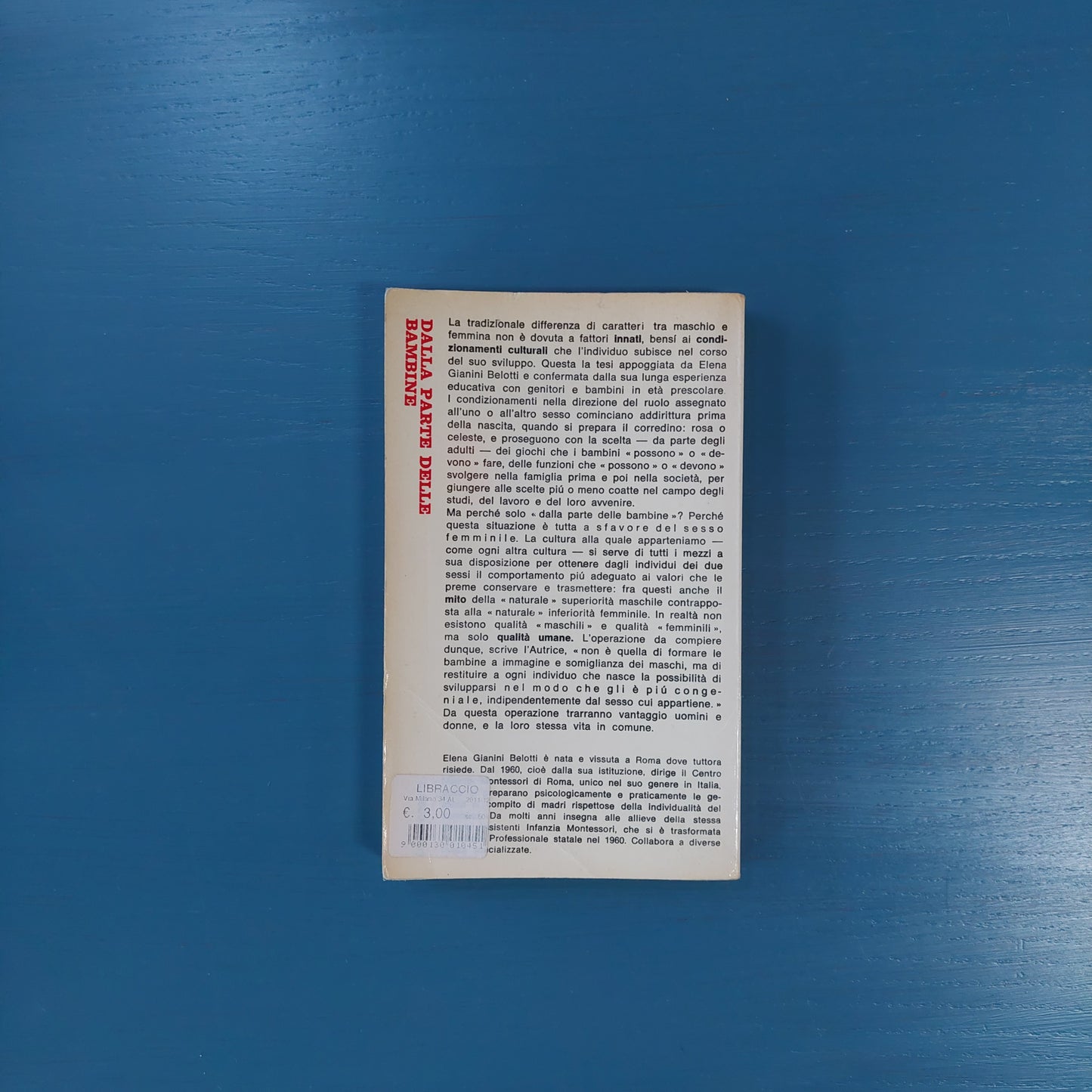 Dalla Parte Delle Bambine - Elena Gianini Belotti