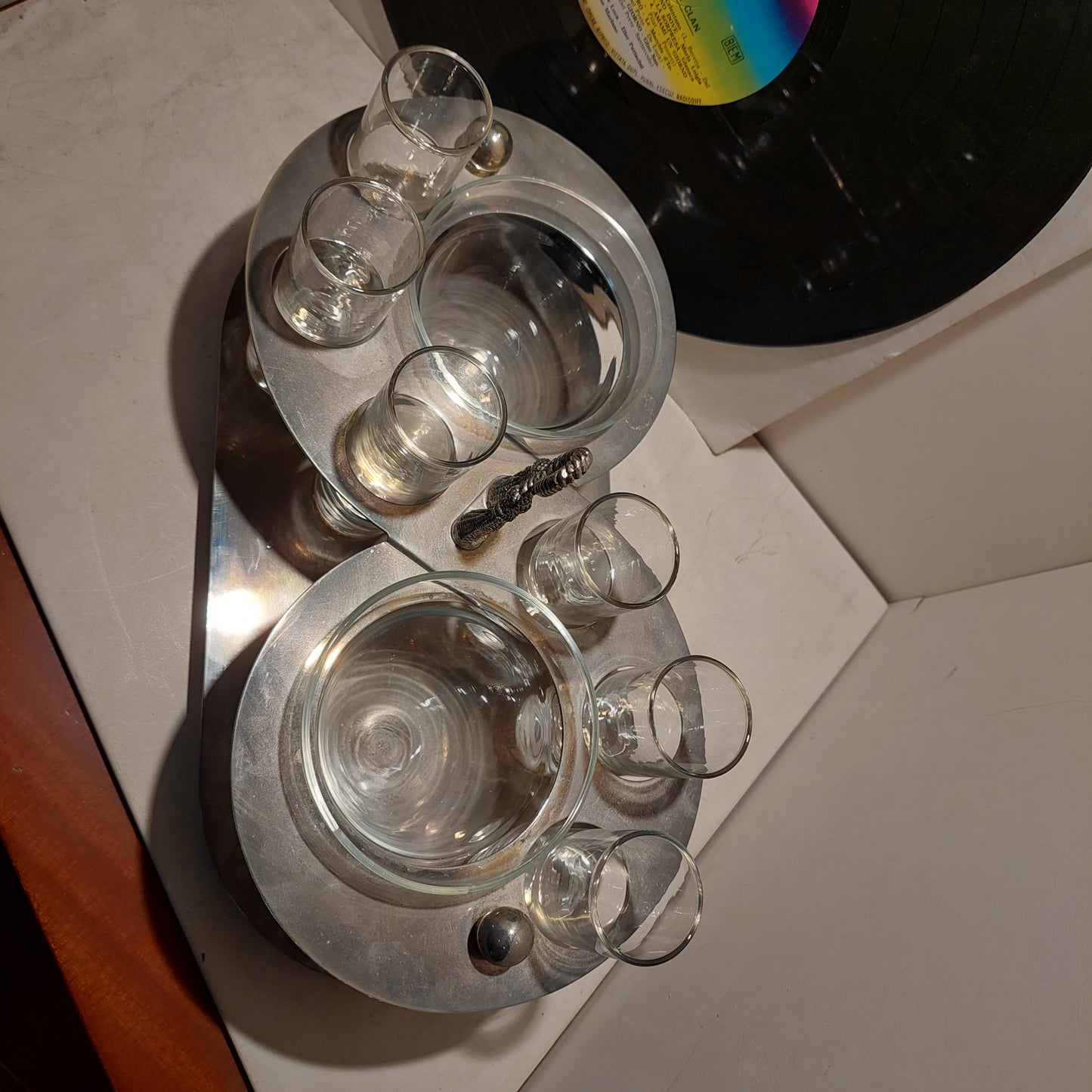 Set/da Portata Vodka E Caviale Silverplated