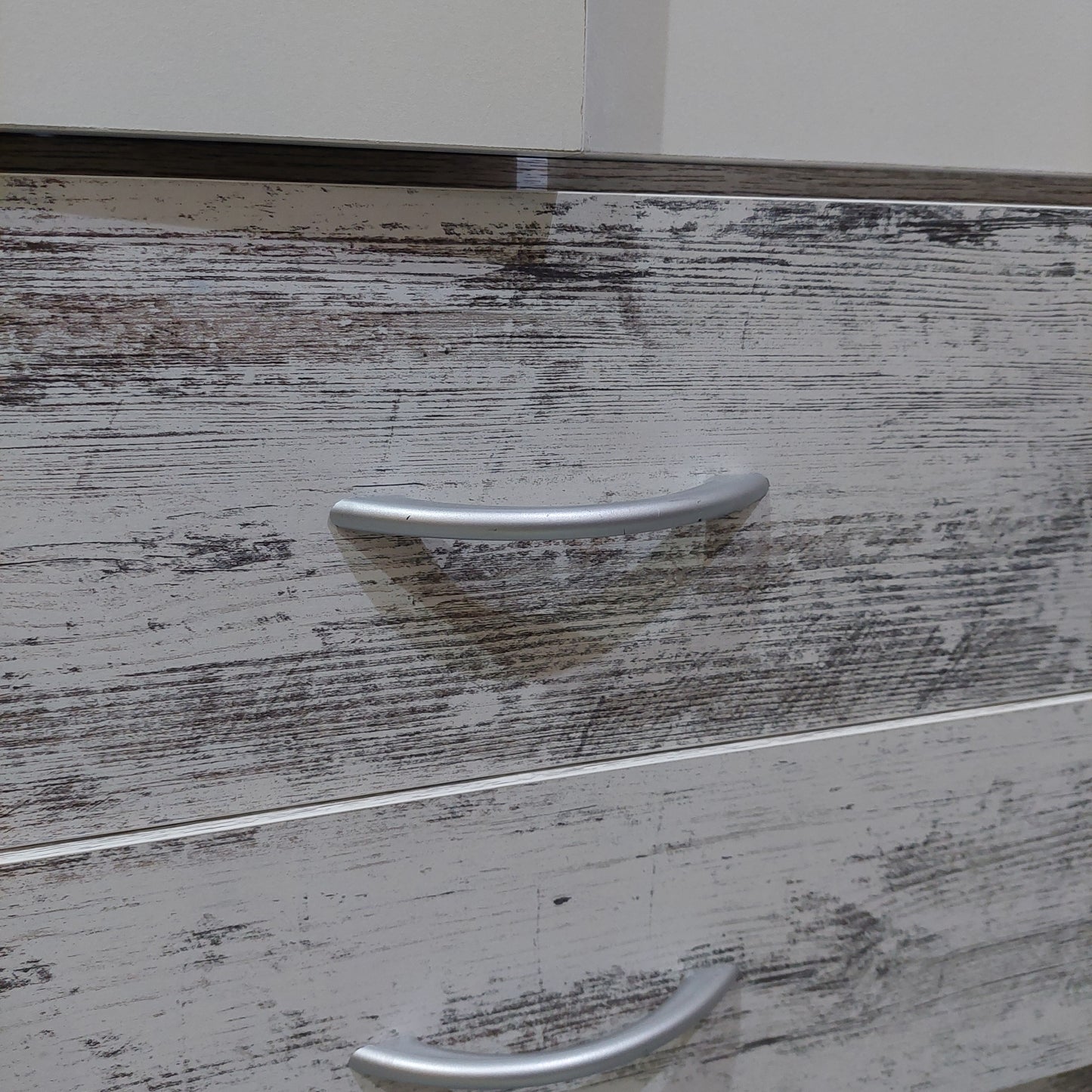 Armadio Bicolore 2/ante 2/cassetti Cm218x96x77h