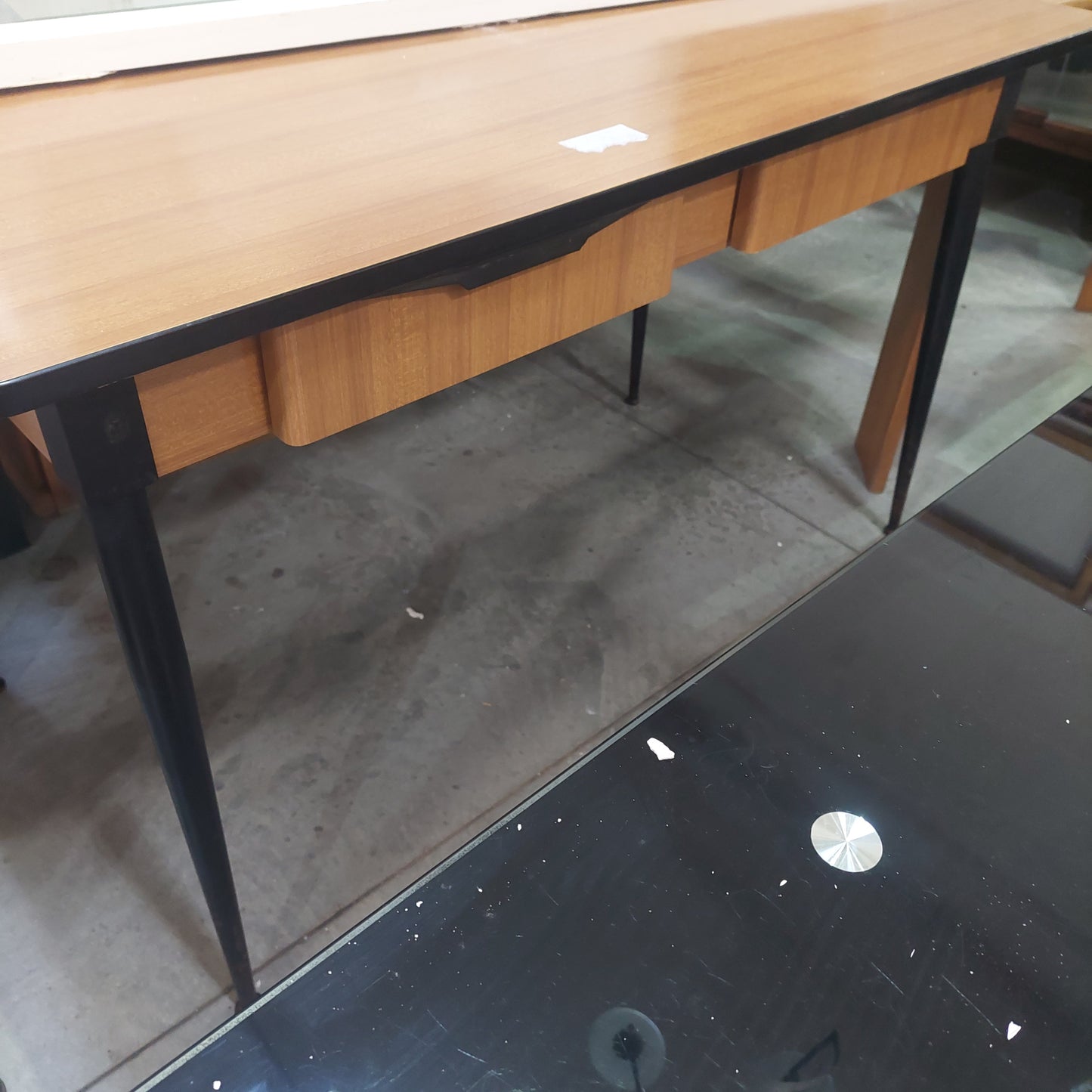 Set/tavolo + 4 Sedie Formica Anni 50 Cm129x69x177h