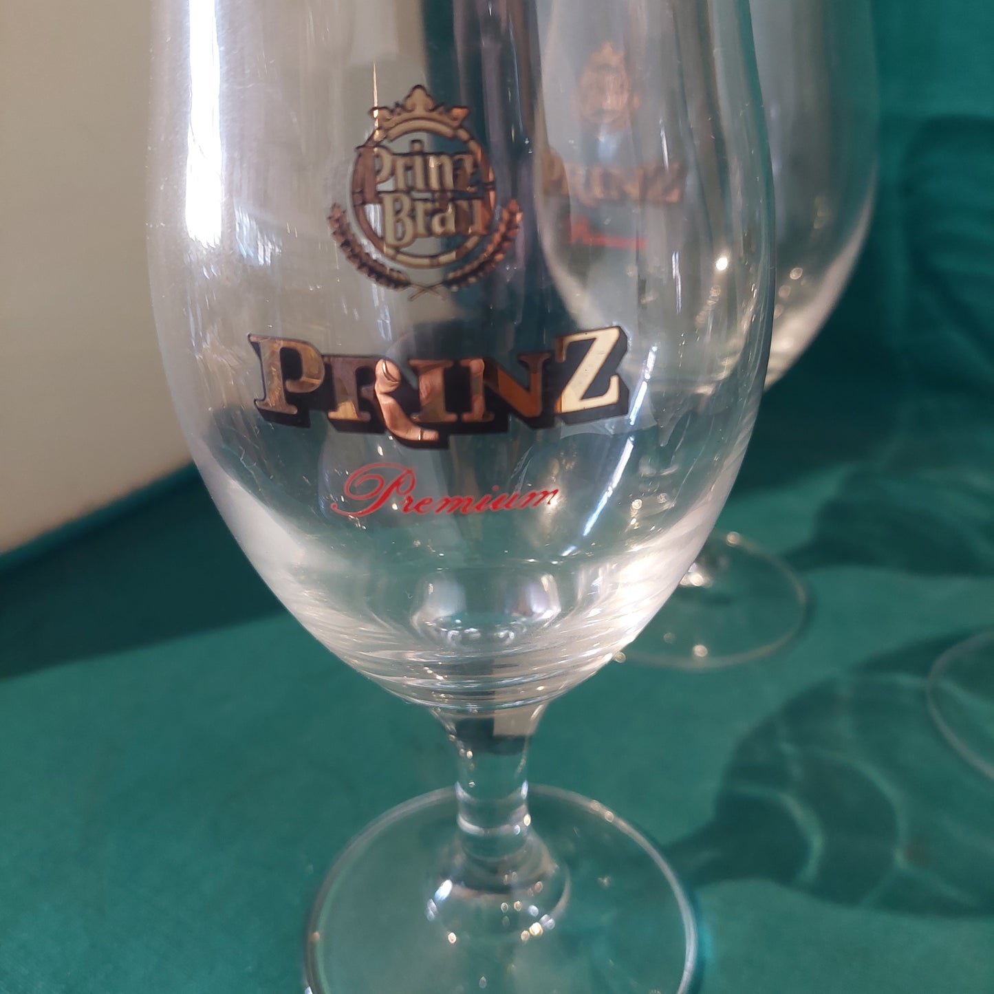 Set/4 Calici Vetro Birra Prinz Brau