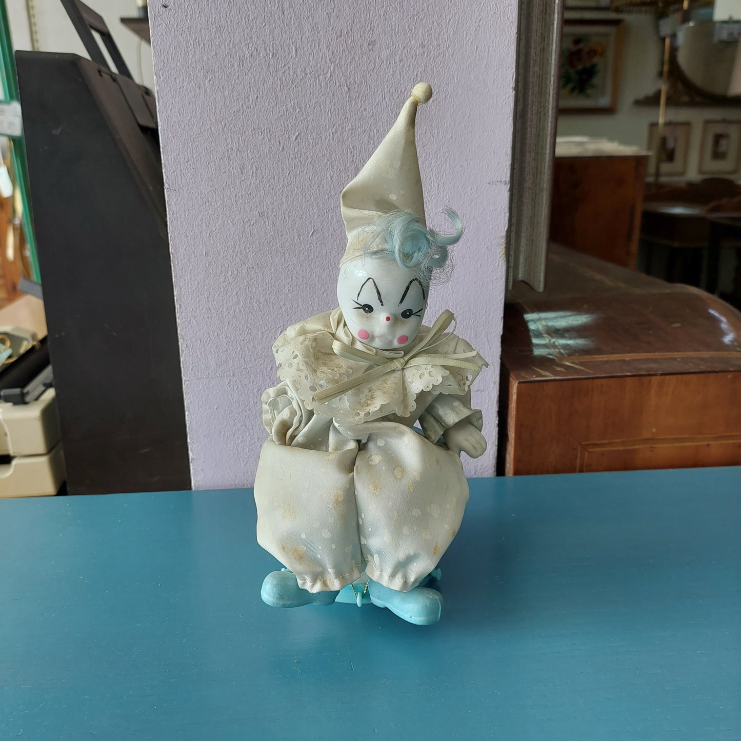 Carillon Clown Porcellana Vintage