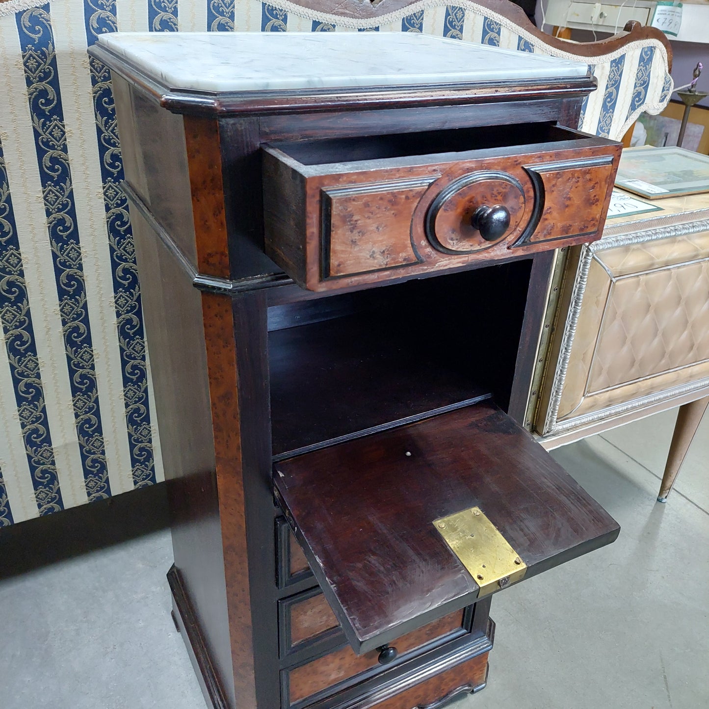 Cassettiera Colonnina Rococo