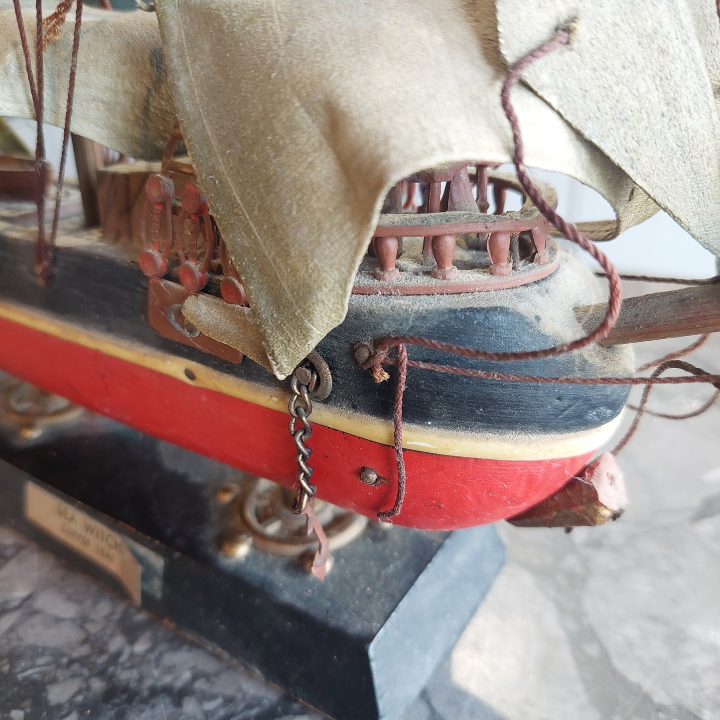 Modellino Veliero Vintage Nave Sea Witch