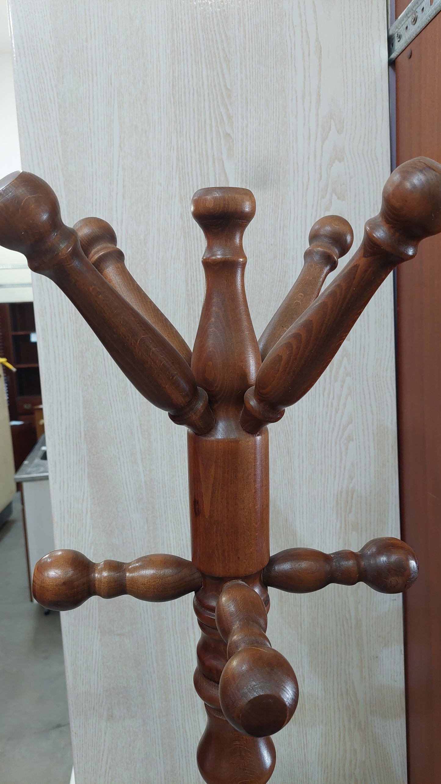 Piantana Appendiabiti Legno Chiaro