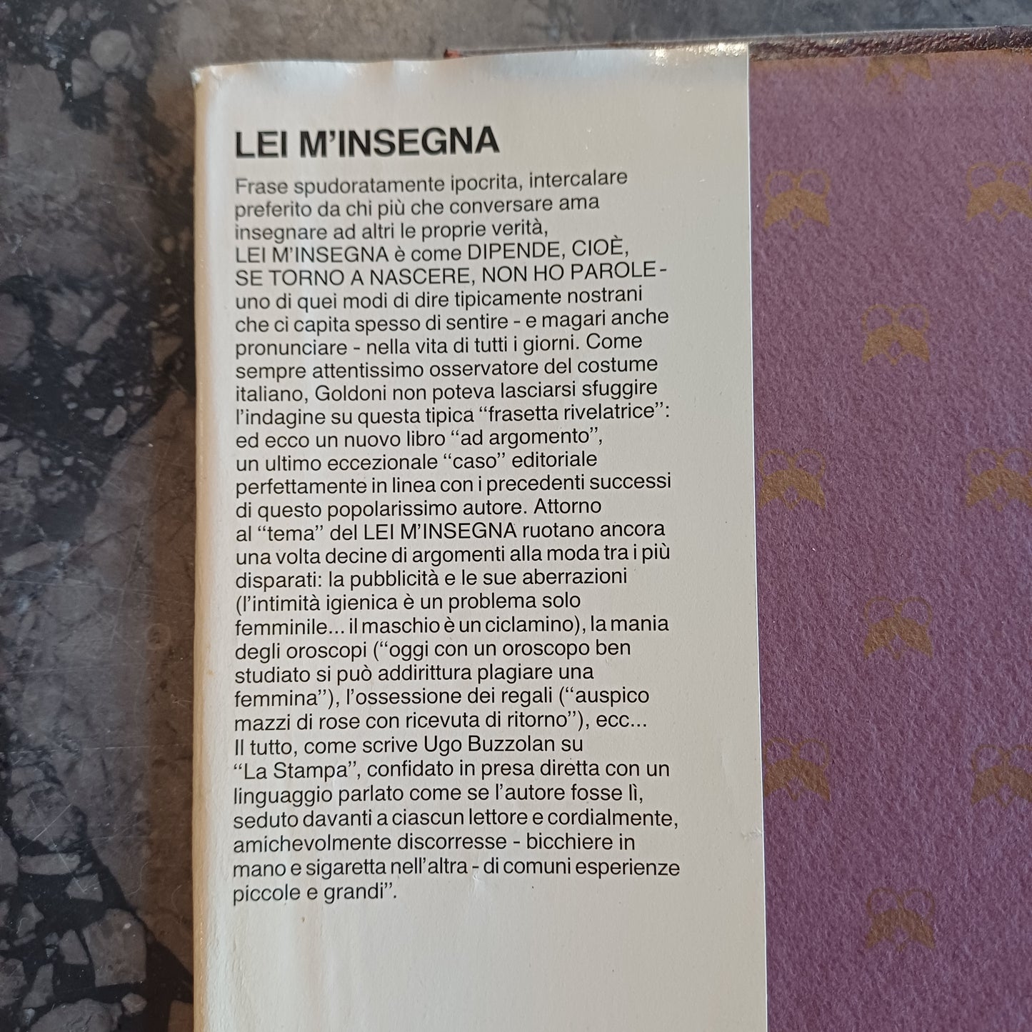 L/lei M'insegna - Luca Goldoni