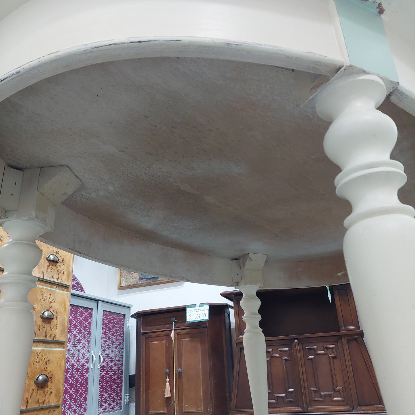 Tavolo Ovale Legno Bicolore 900